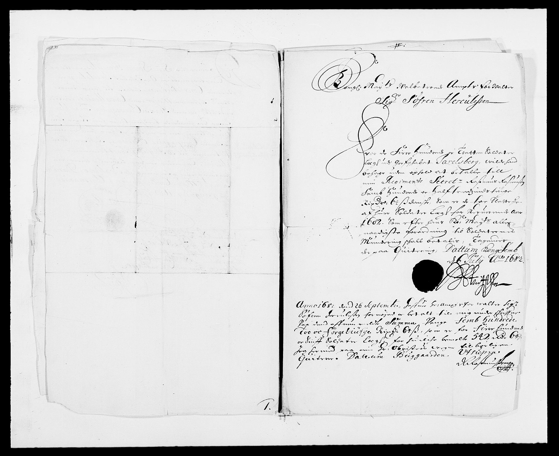 Rentekammeret inntil 1814, Reviderte regnskaper, Fogderegnskap, AV/RA-EA-4092/R32/L1851: Fogderegnskap Jarlsberg grevskap, 1682, s. 324