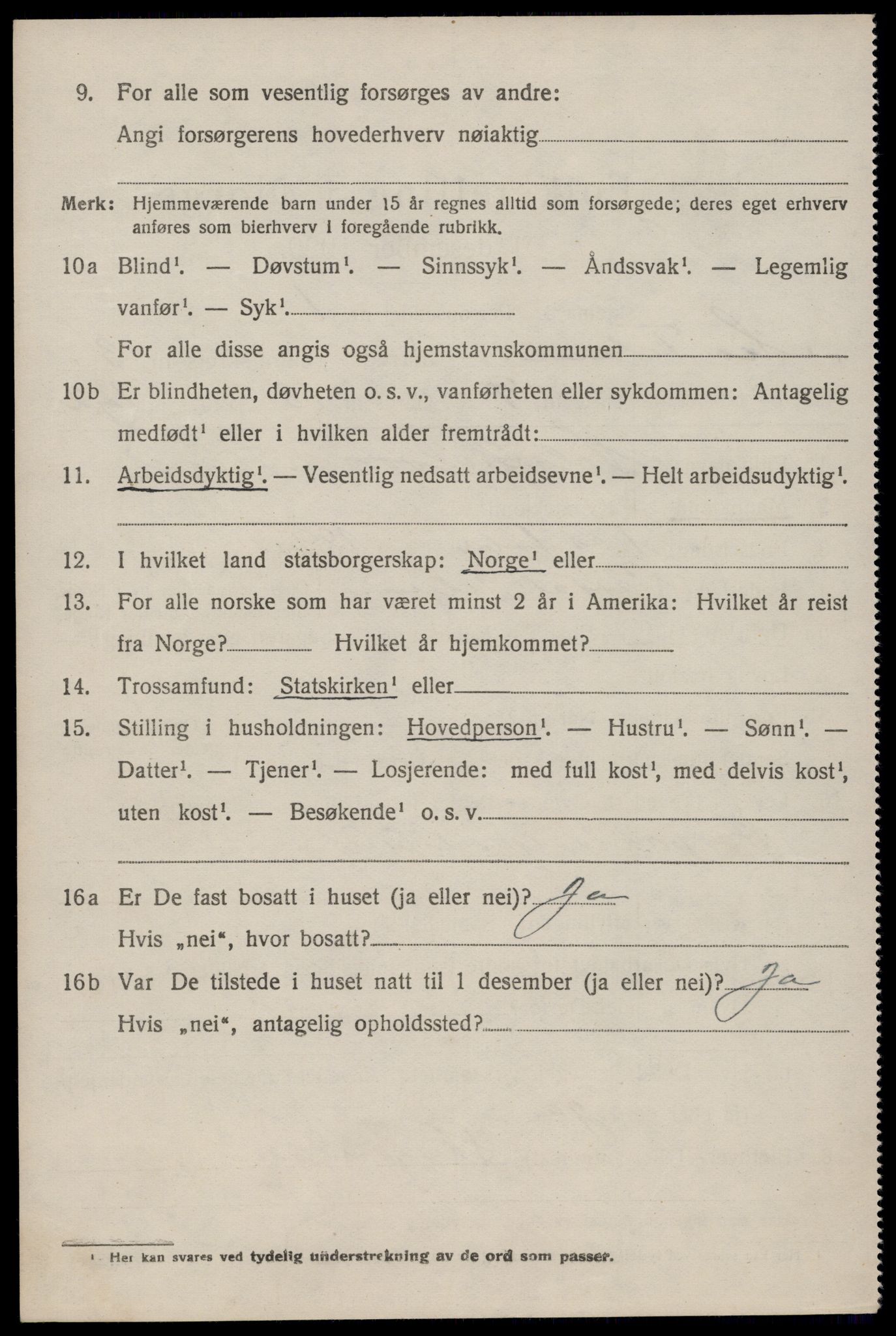 SAKO, Folketelling 1920 for 0832 Mo herred, 1920, s. 1499