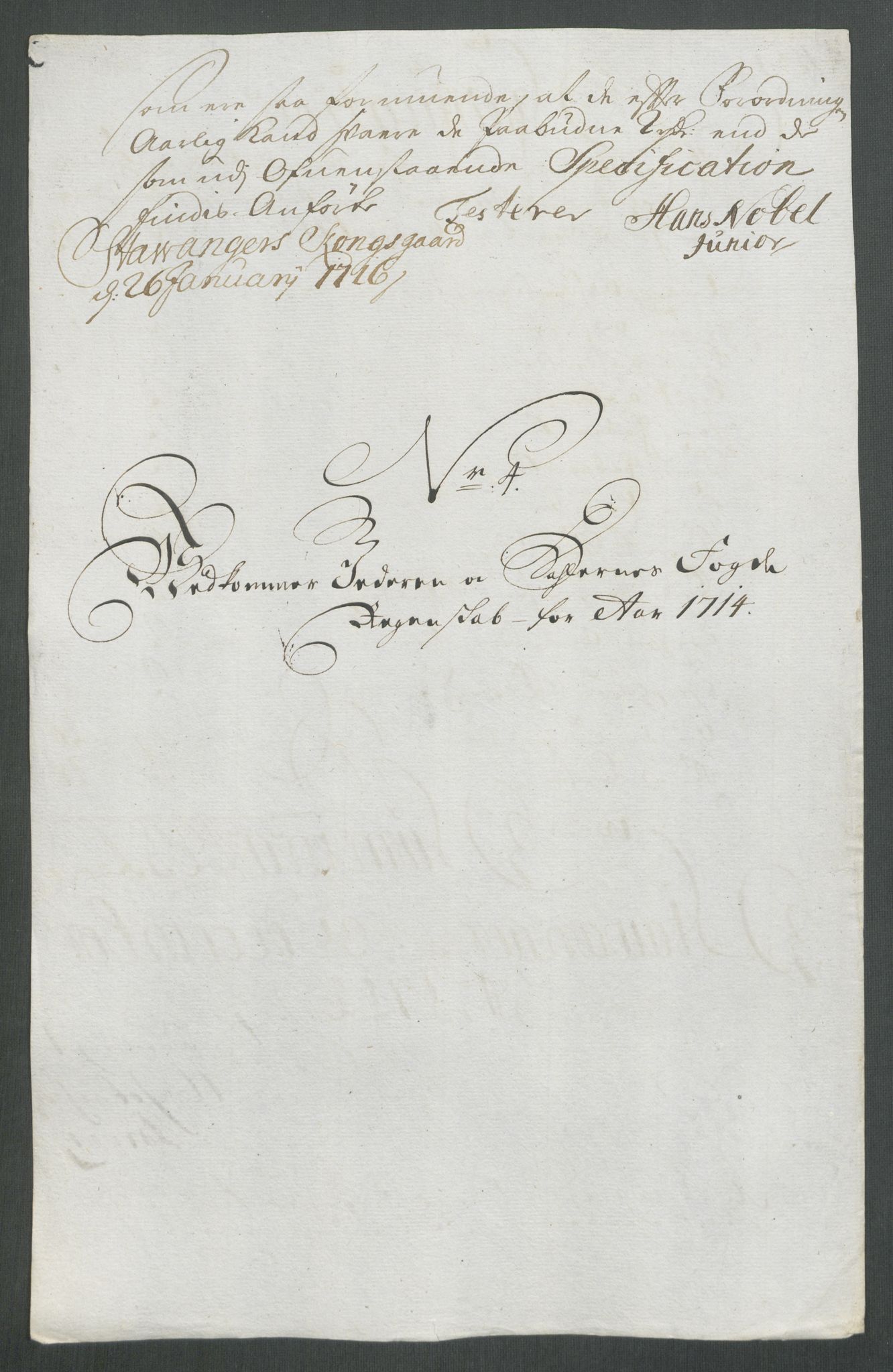 Rentekammeret inntil 1814, Reviderte regnskaper, Fogderegnskap, RA/EA-4092/R46/L2738: Fogderegnskap Jæren og Dalane, 1713-1714, s. 283