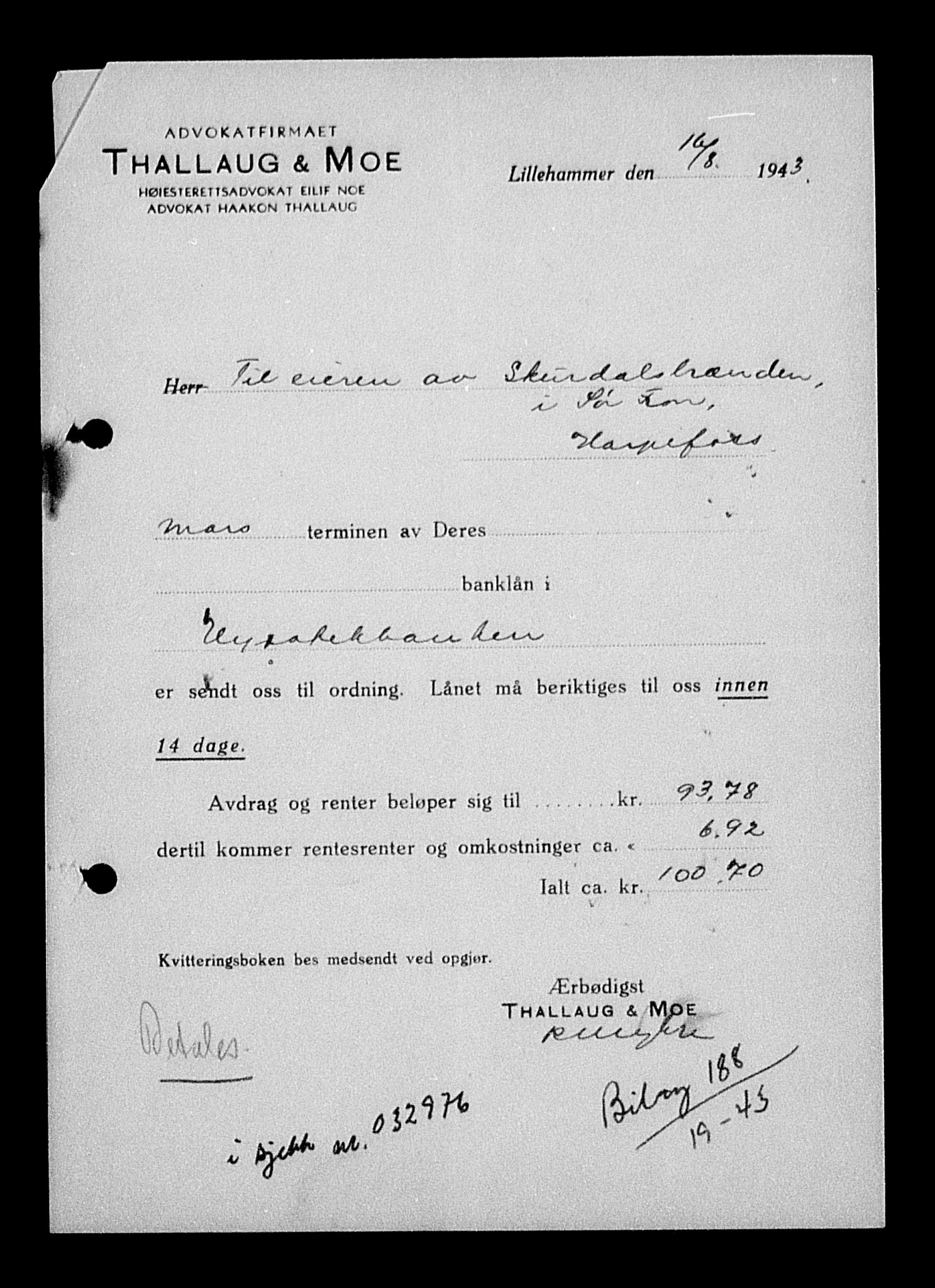 Justisdepartementet, Tilbakeføringskontoret for inndratte formuer, AV/RA-S-1564/H/Hc/Hcc/L0949: --, 1945-1947, s. 543
