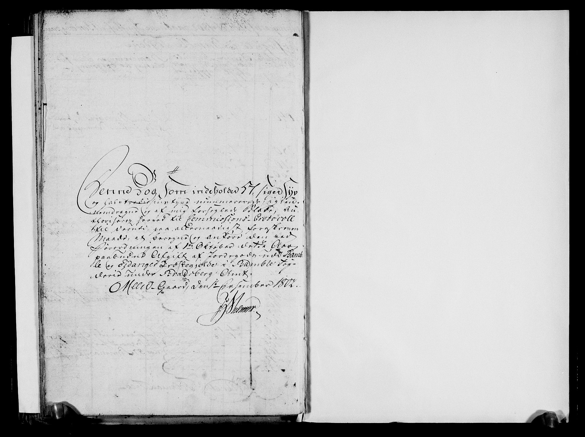 Rentekammeret inntil 1814, Realistisk ordnet avdeling, AV/RA-EA-4070/N/Ne/Nea/L0068: og 0069: Nedre Telemarken og Bamble fogderi. Kommisjonsprotokoll for Drangedal, Sannidal, Bamble og Eidanger prestegjeld., 1803, s. 119