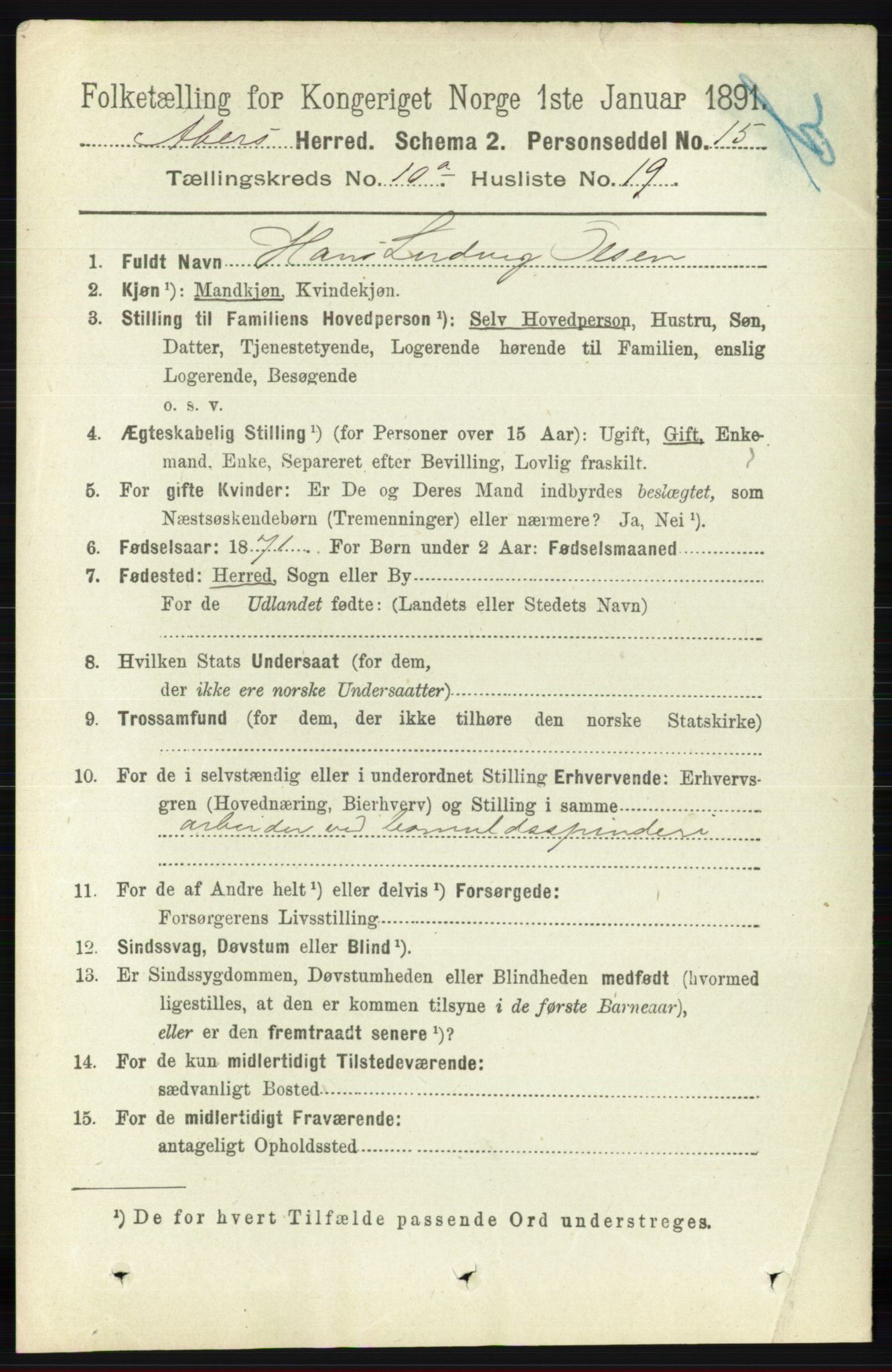 RA, Folketelling 1891 for 0218 Aker herred, 1891, s. 9112