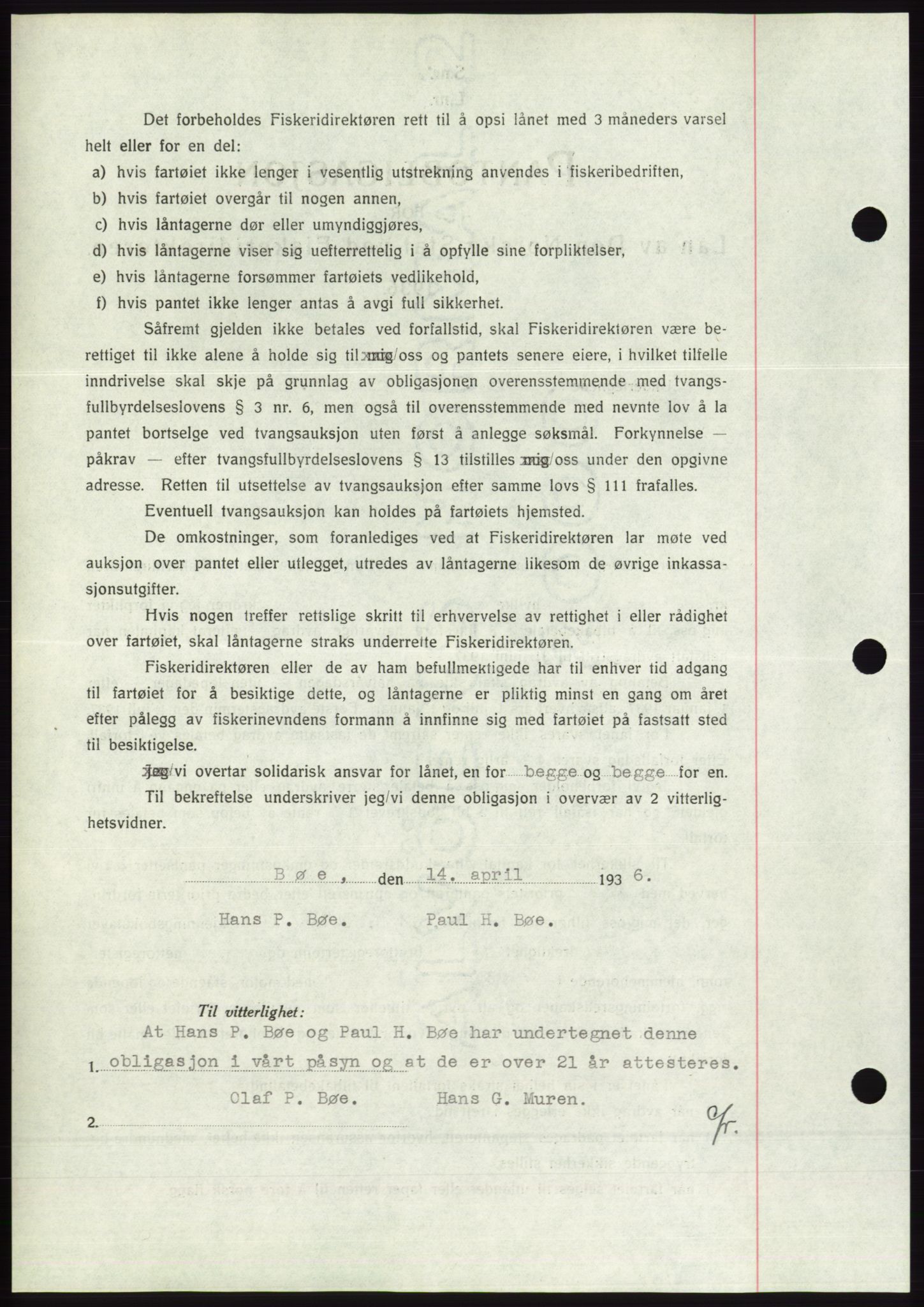 Søre Sunnmøre sorenskriveri, AV/SAT-A-4122/1/2/2C/L0060: Pantebok nr. 54, 1935-1936, Tingl.dato: 29.04.1936