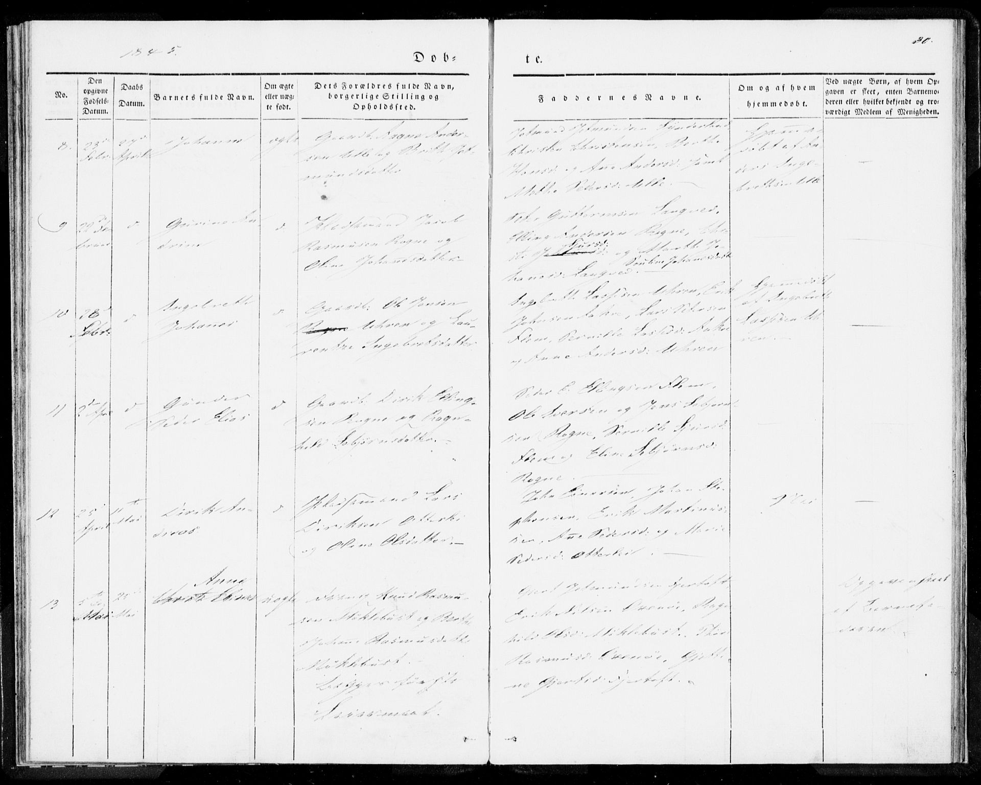 Ministerialprotokoller, klokkerbøker og fødselsregistre - Møre og Romsdal, AV/SAT-A-1454/536/L0496: Ministerialbok nr. 536A05, 1840-1847, s. 30