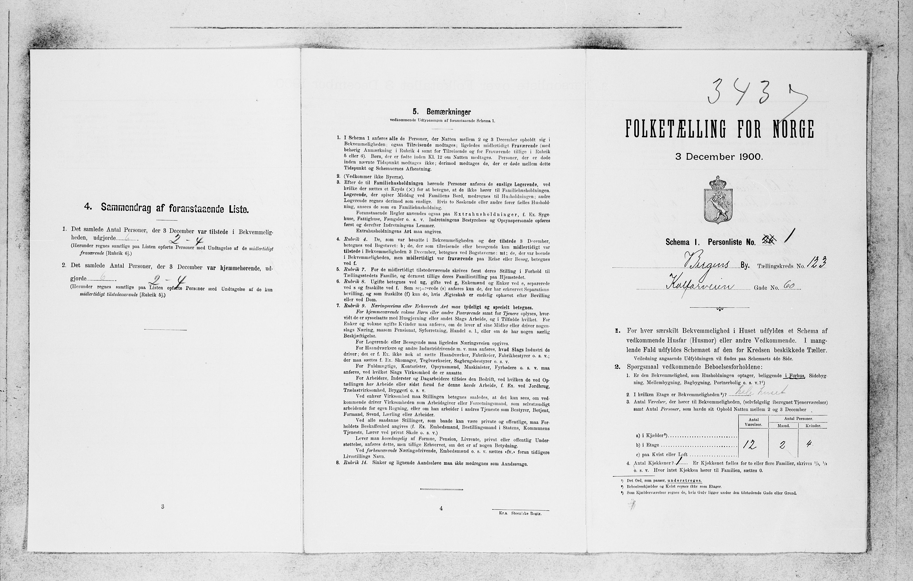 SAB, Folketelling 1900 for 1301 Bergen kjøpstad, 1900, s. 25909