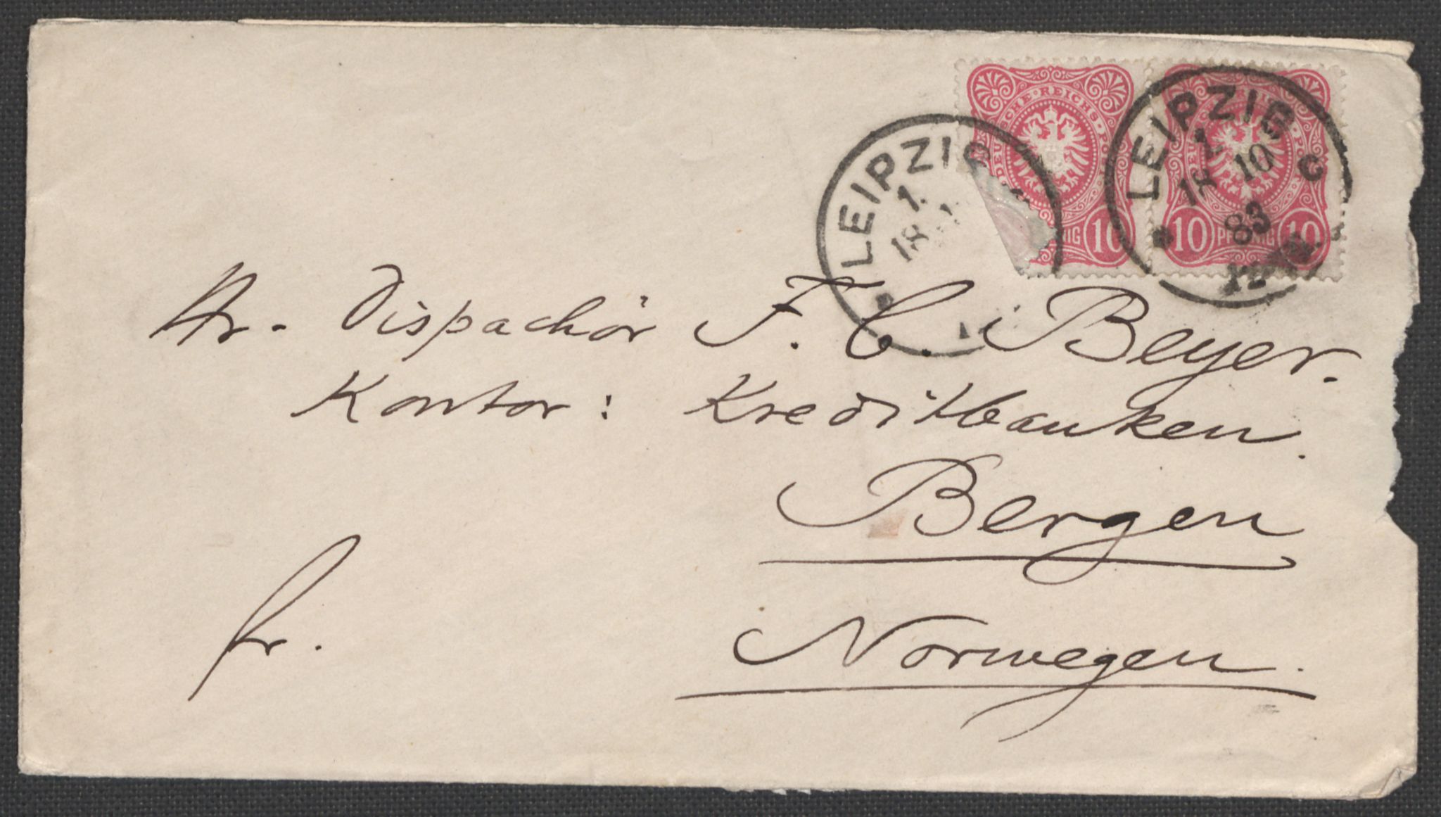 Beyer, Frants, RA/PA-0132/F/L0001: Brev fra Edvard Grieg til Frantz Beyer og "En del optegnelser som kan tjene til kommentar til brevene" av Marie Beyer, 1872-1907, s. 145
