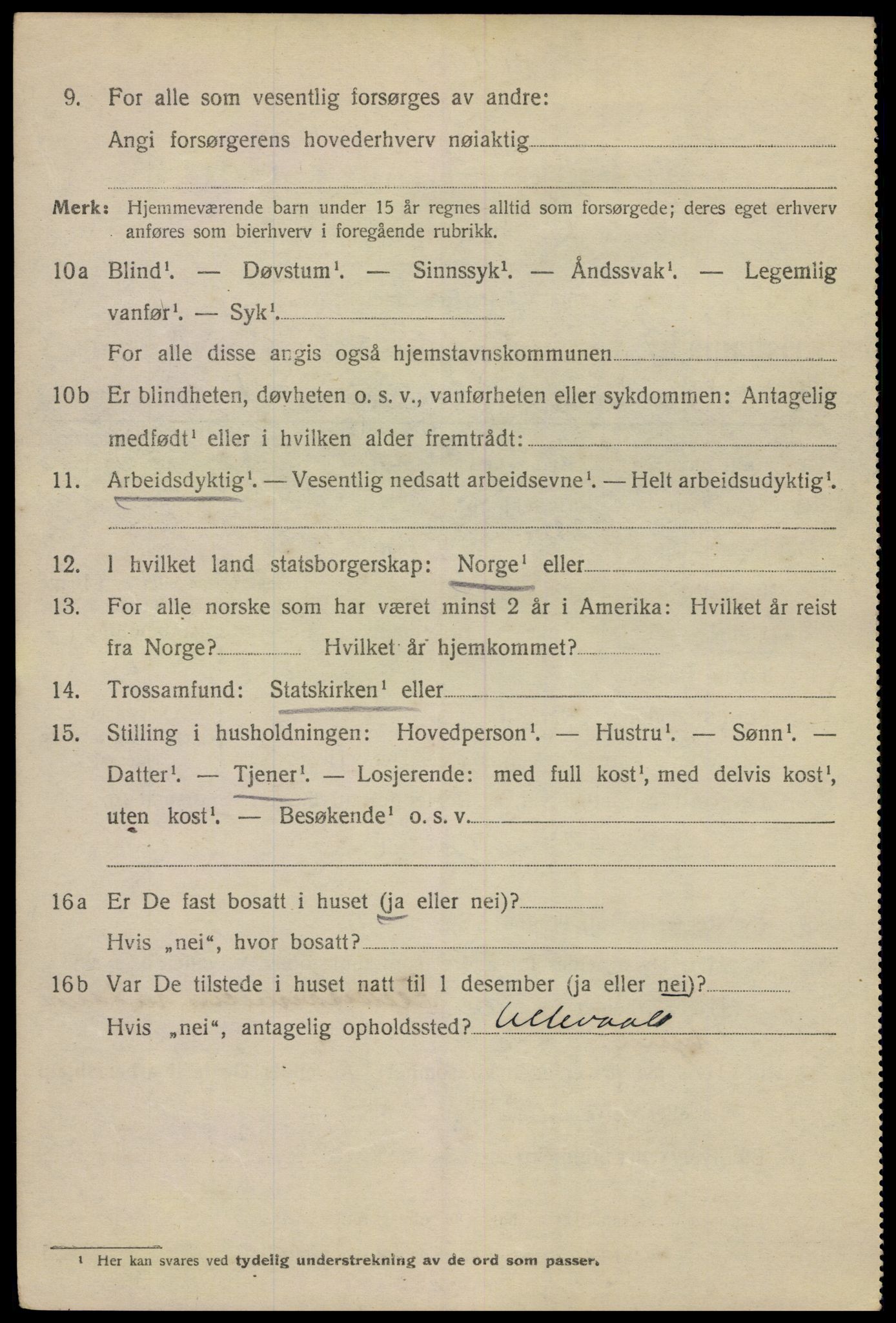 SAO, Folketelling 1920 for 0301 Kristiania kjøpstad, 1920, s. 519138