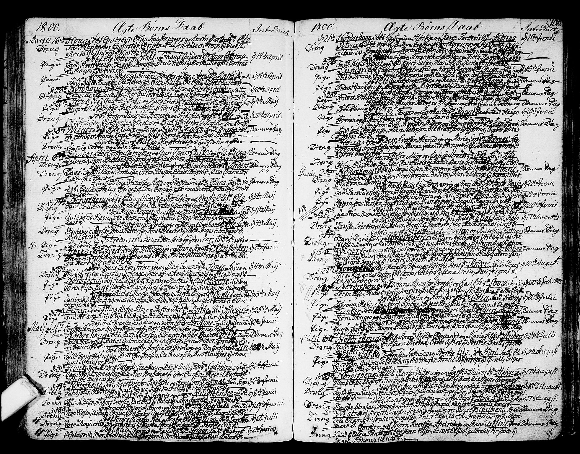 Norderhov kirkebøker, AV/SAKO-A-237/F/Fa/L0006: Ministerialbok nr. 6, 1789-1811, s. 106