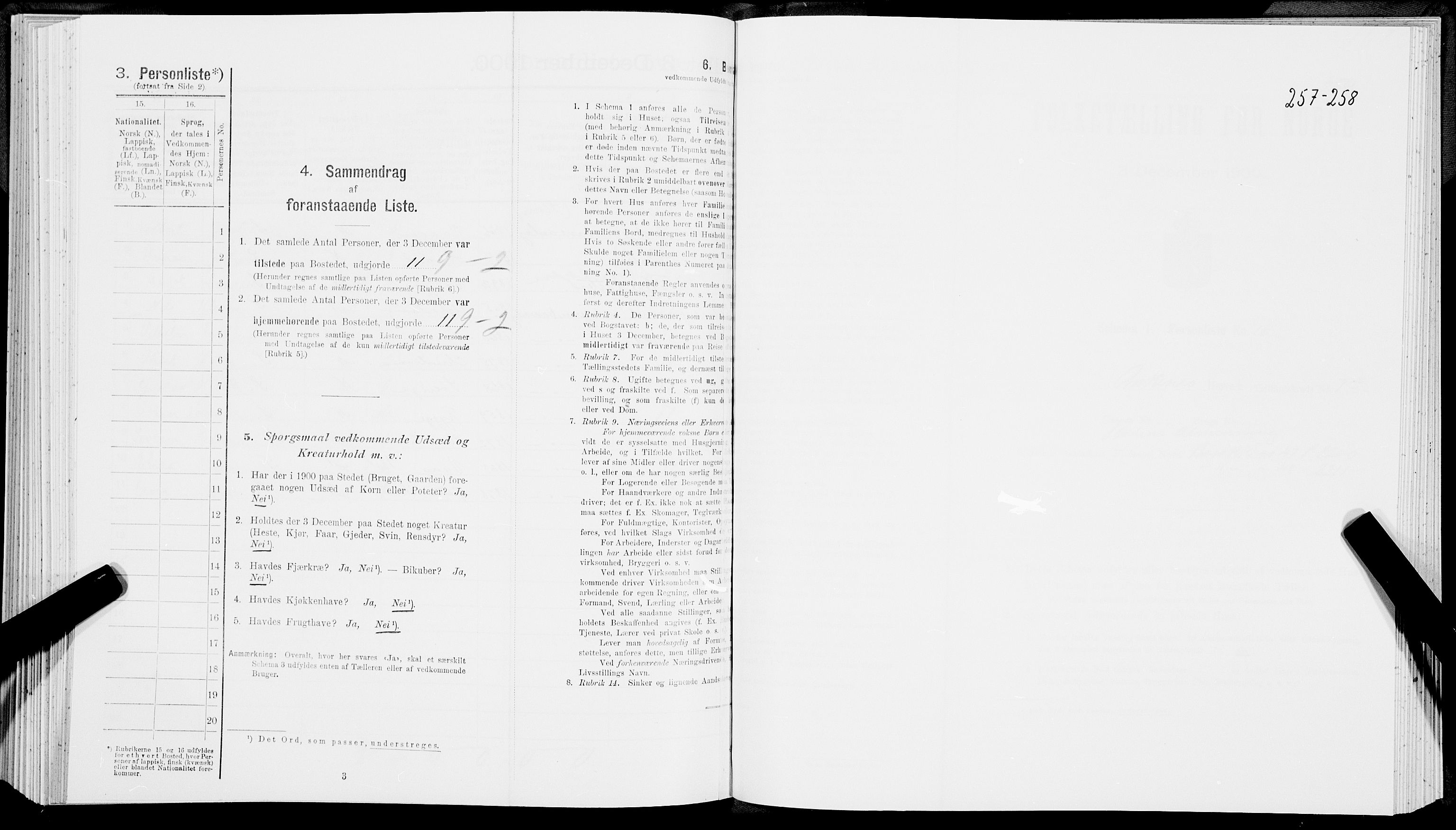 SAT, Folketelling 1900 for 1855 Ankenes herred, 1900, s. 538