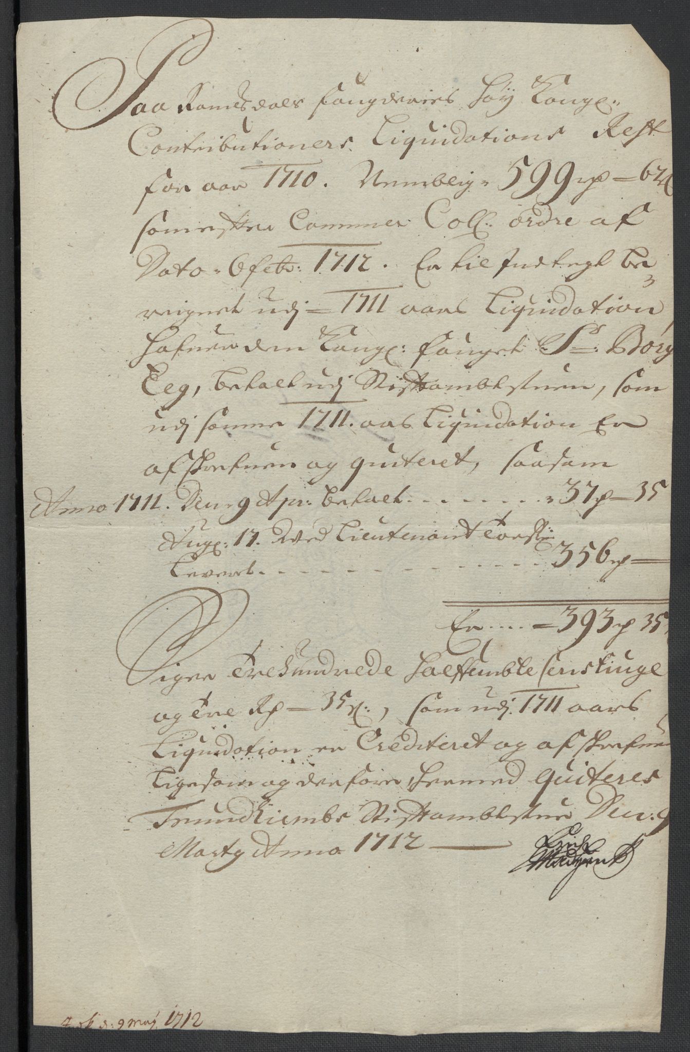 Rentekammeret inntil 1814, Reviderte regnskaper, Fogderegnskap, AV/RA-EA-4092/R55/L3659: Fogderegnskap Romsdal, 1709-1710, s. 425