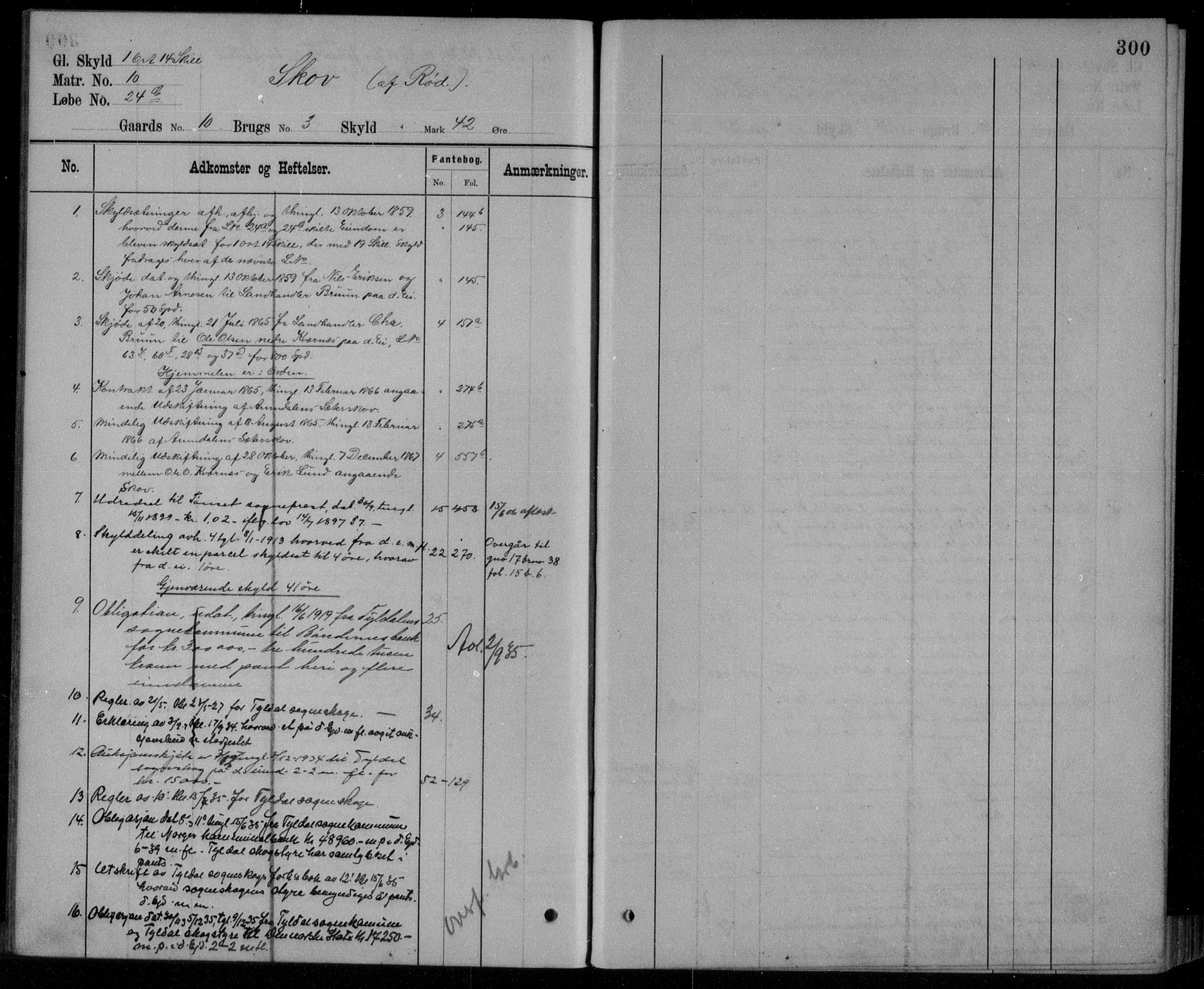 Nord-Østerdal tingrett, AV/SAH-TING-020/H/Ha/Hag/L0037: Panteregister nr. 1, 1896, s. 300