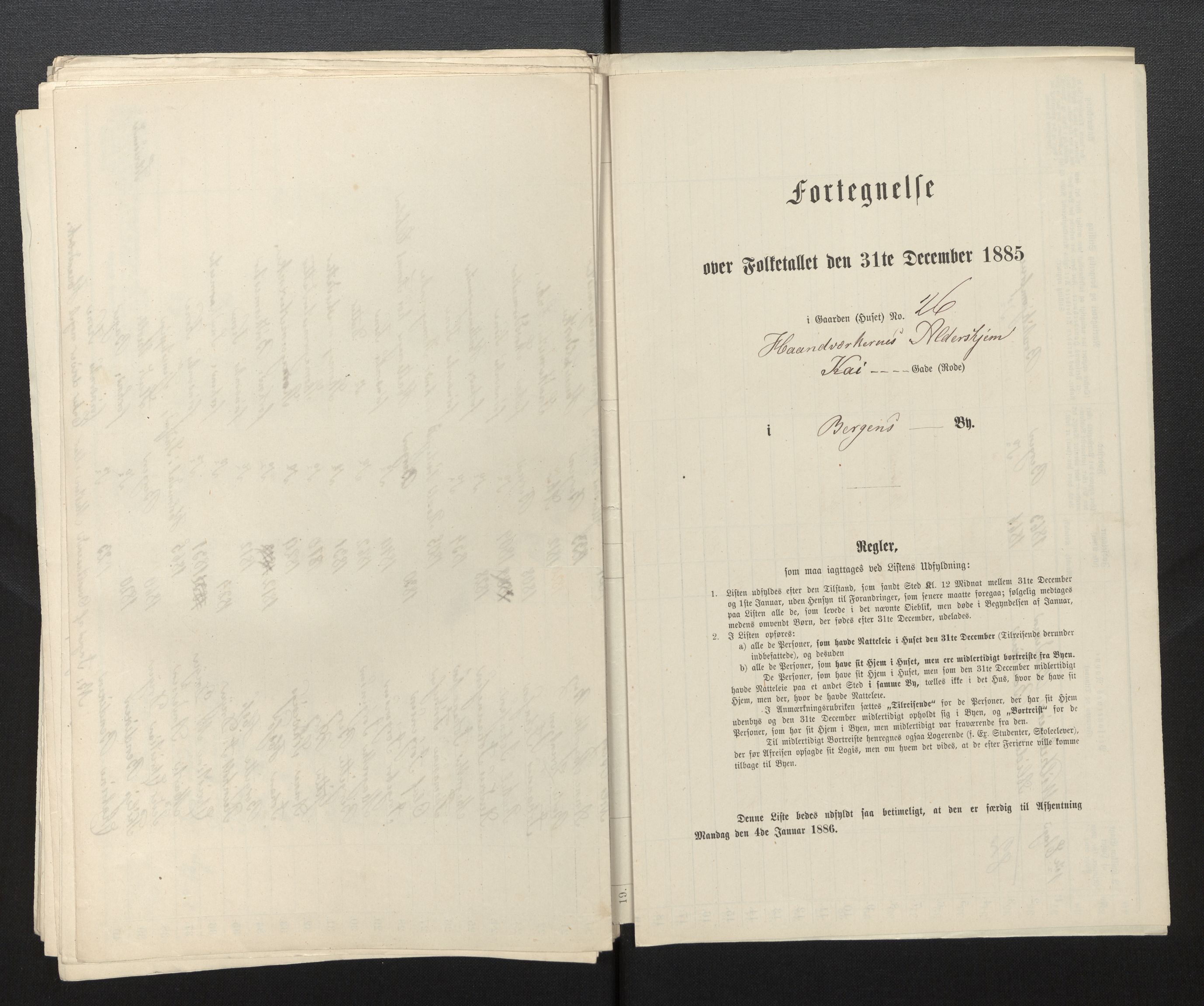 SAB, Folketelling 1885 for 1301 Bergen kjøpstad, 1885, s. 2397