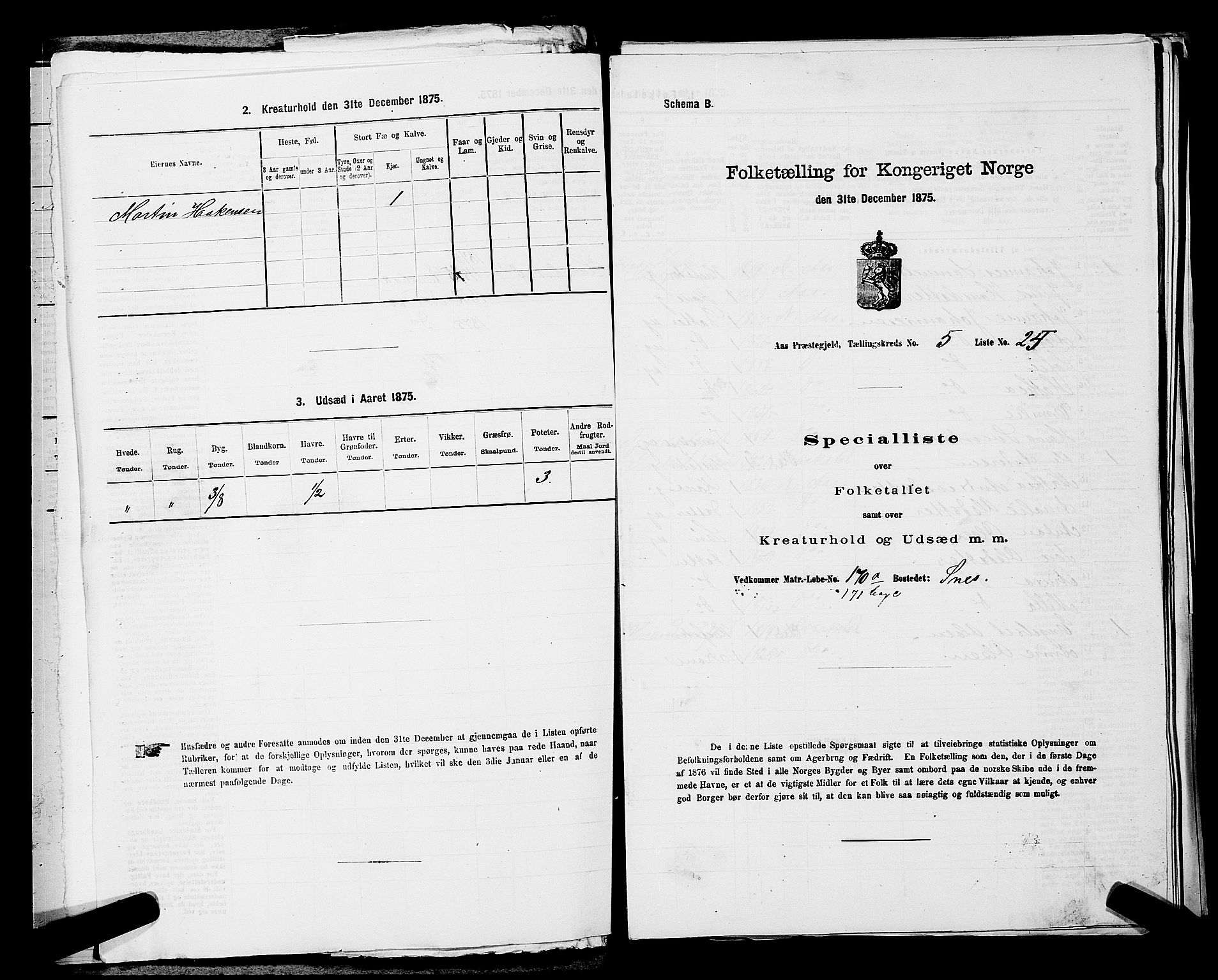 RA, Folketelling 1875 for 0214P Ås prestegjeld, 1875, s. 634