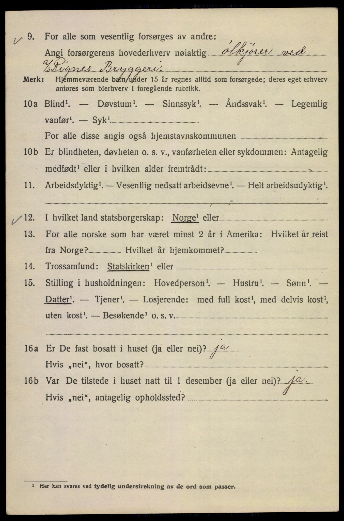 SAO, Folketelling 1920 for 0301 Kristiania kjøpstad, 1920, s. 644708