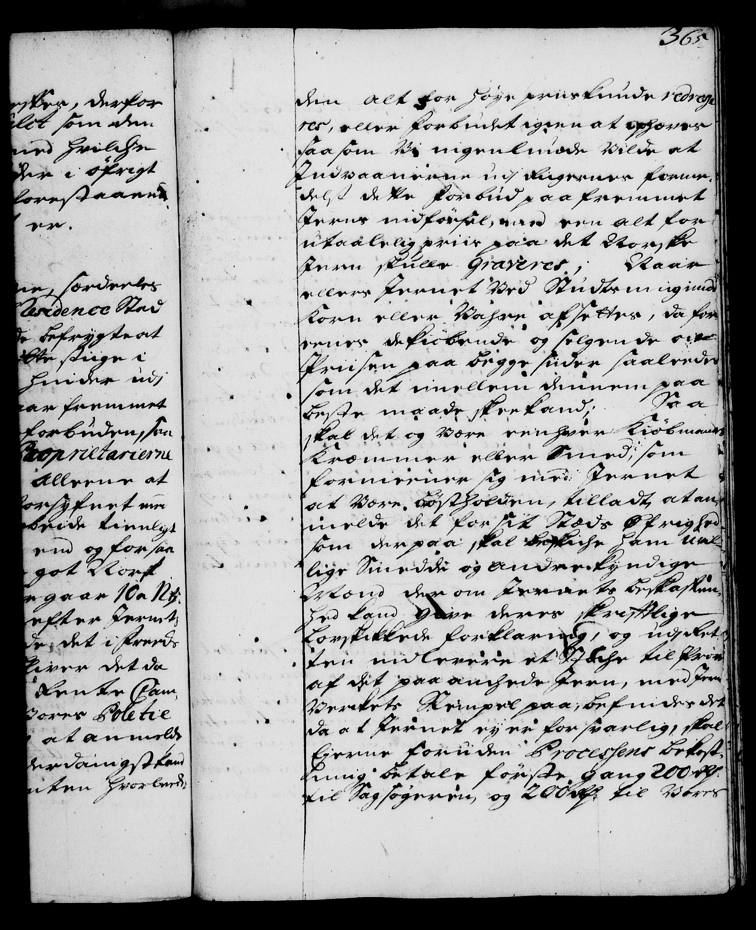 Rentekammeret, Kammerkanselliet, RA/EA-3111/G/Gg/Gga/L0003: Norsk ekspedisjonsprotokoll med register (merket RK 53.3), 1727-1734, s. 365