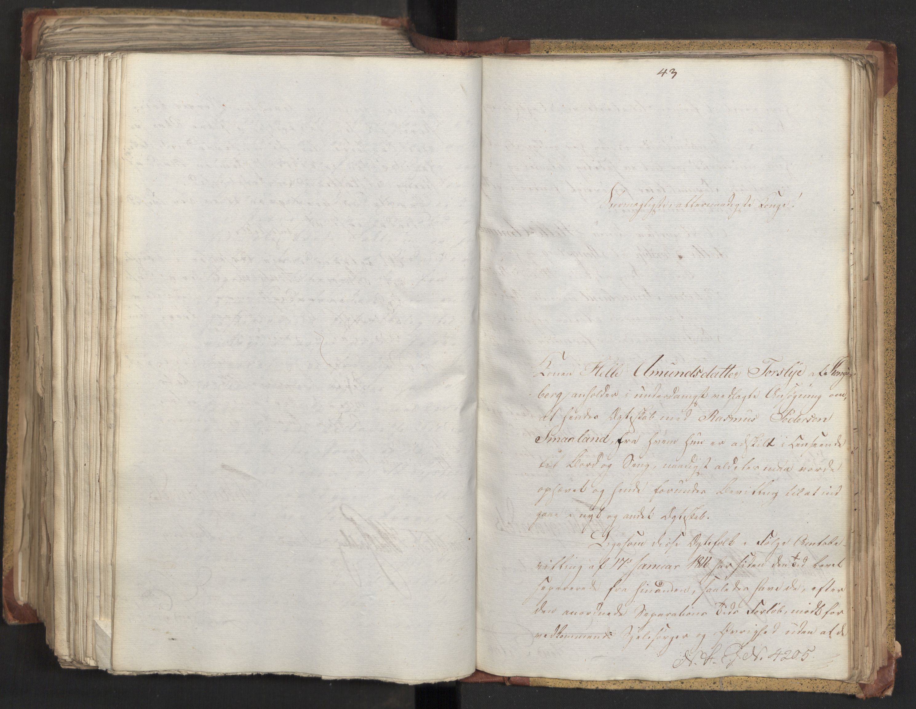 Statsrådsavdelingen i Stockholm, AV/RA-S-1003/D/Da/L0020: Regjeringsinnstillinger nr. 4053-4232, 1819, s. 479