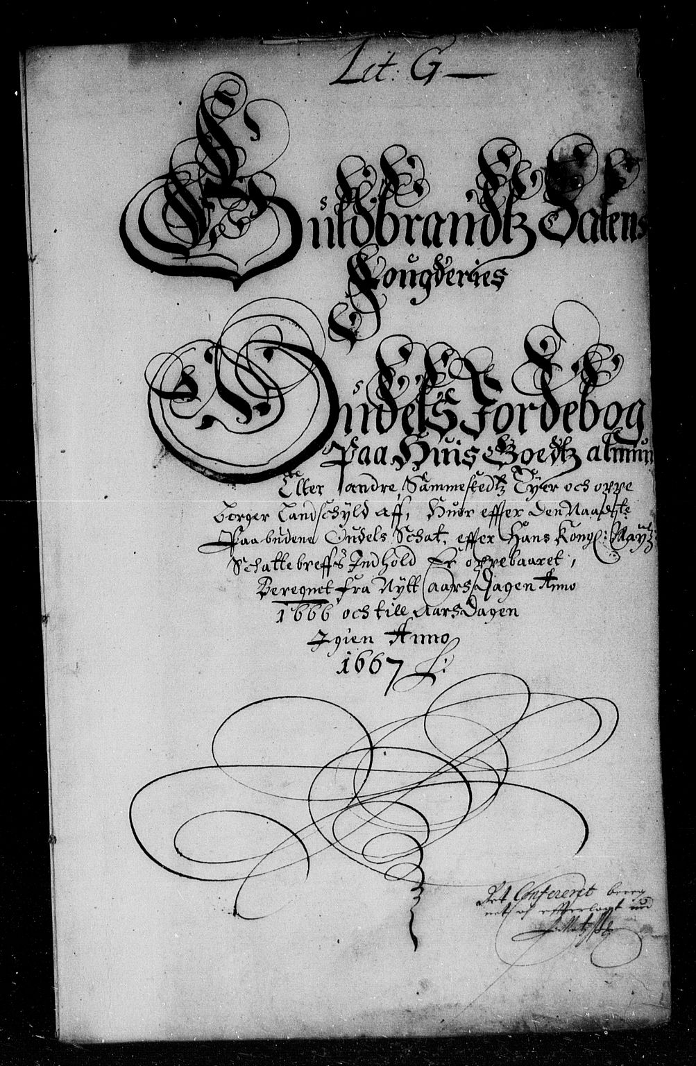 Rentekammeret inntil 1814, Reviderte regnskaper, Stiftamtstueregnskaper, Landkommissariatet på Akershus og Akershus stiftamt, AV/RA-EA-5869/R/Rb/L0034: Akershus stiftamt, 1666