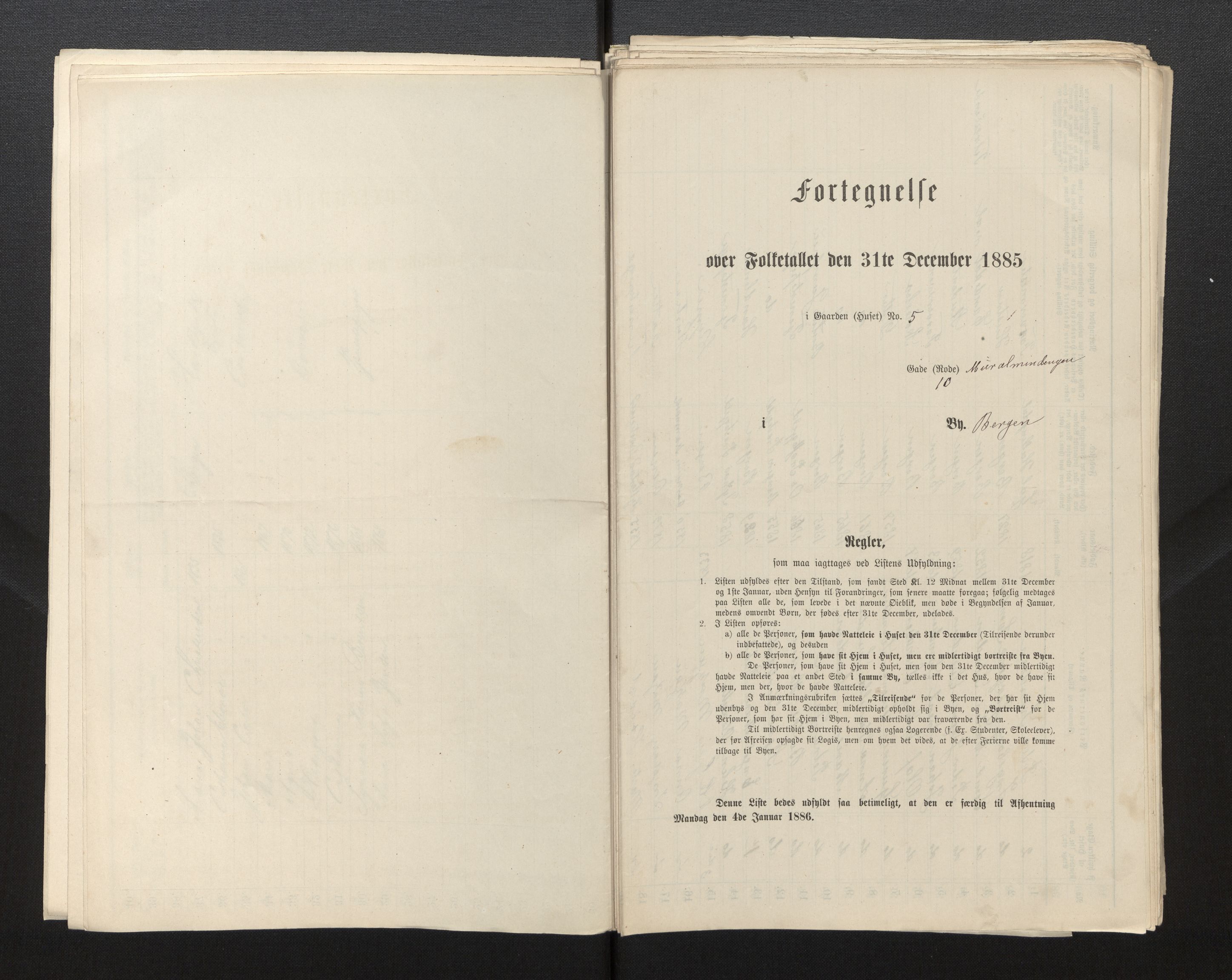 SAB, Folketelling 1885 for 1301 Bergen kjøpstad, 1885, s. 3979