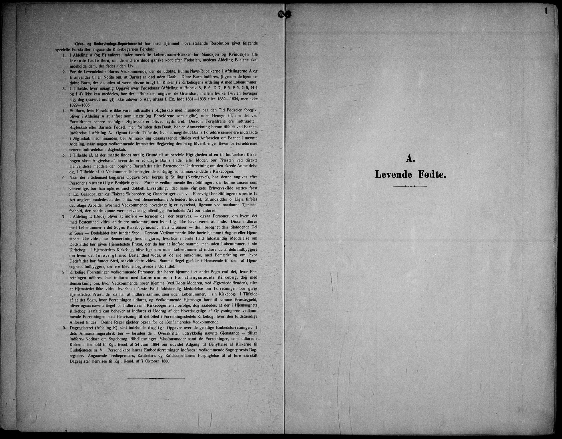 Strømsø kirkebøker, SAKO/A-246/F/Fa/L0026: Ministerialbok nr. I 26, 1905-1914, s. 1