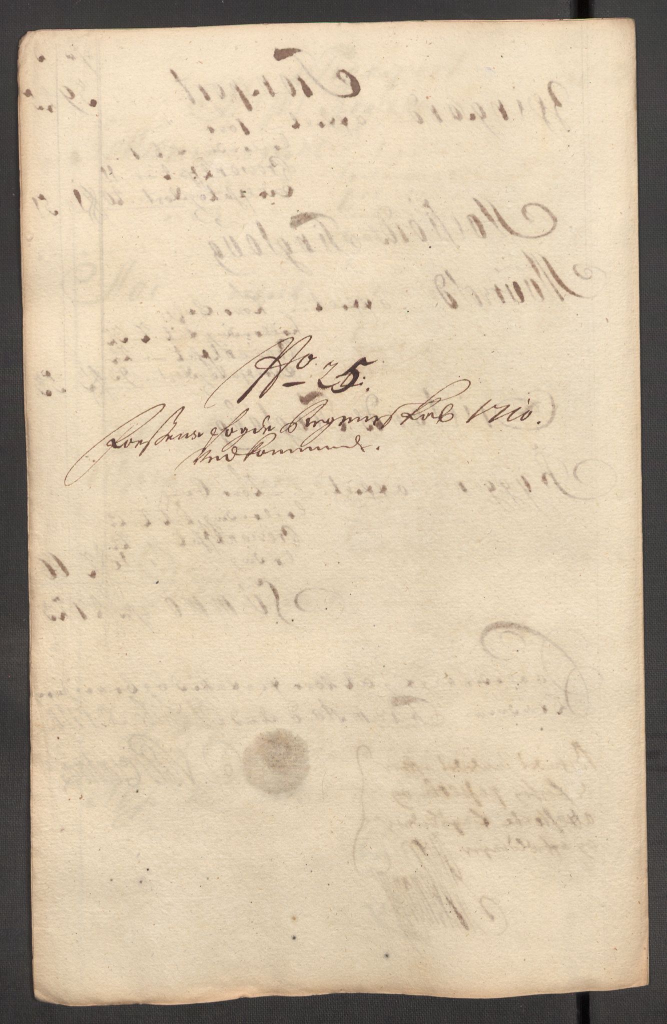 Rentekammeret inntil 1814, Reviderte regnskaper, Fogderegnskap, RA/EA-4092/R57/L3859: Fogderegnskap Fosen, 1710, s. 156