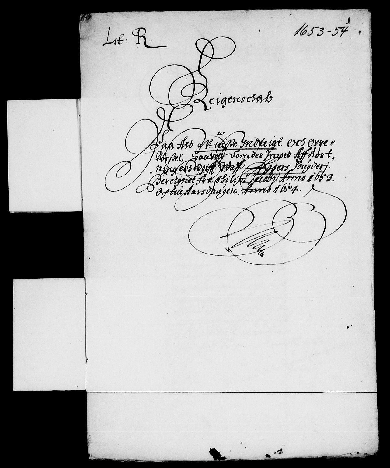 Rentekammeret inntil 1814, Reviderte regnskaper, Lensregnskaper, AV/RA-EA-5023/R/Rb/Rba/L0216: Akershus len, 1653-1654