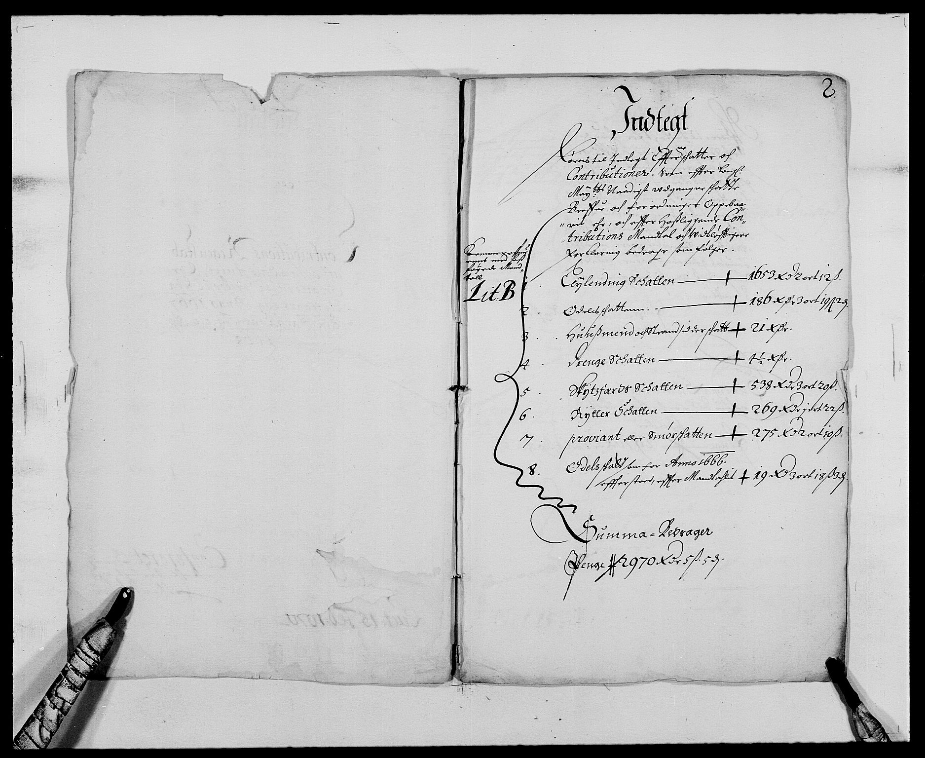 Rentekammeret inntil 1814, Reviderte regnskaper, Fogderegnskap, AV/RA-EA-4092/R42/L2538: Mandal fogderi, 1667-1670, s. 2