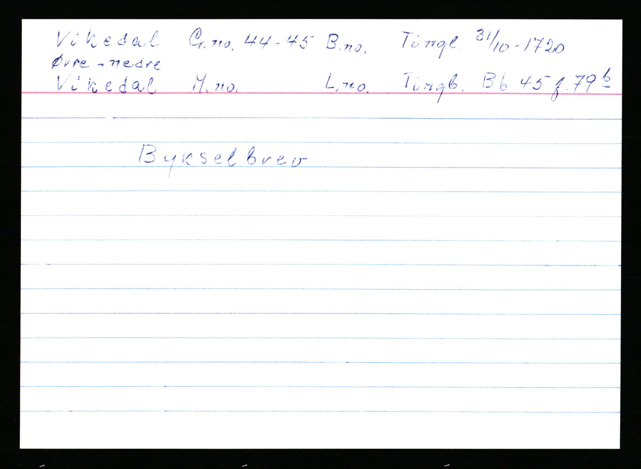 Statsarkivet i Stavanger, AV/SAST-A-101971/03/Y/Ym/L0067: Åstedskort sortert etter gårdsnavn: Vik - Vold, 1600-1950, s. 117
