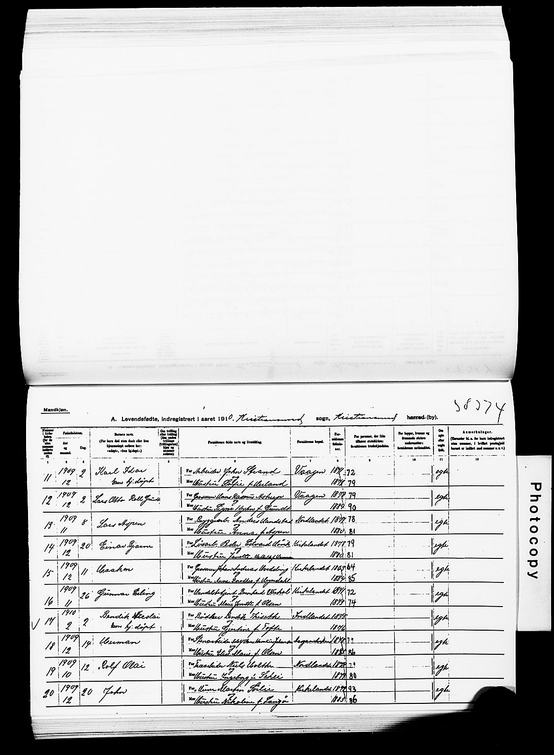 Ministerialprotokoller, klokkerbøker og fødselsregistre - Møre og Romsdal, AV/SAT-A-1454/572/L0858: Ministerialbok nr. 572D02, 1903-1912