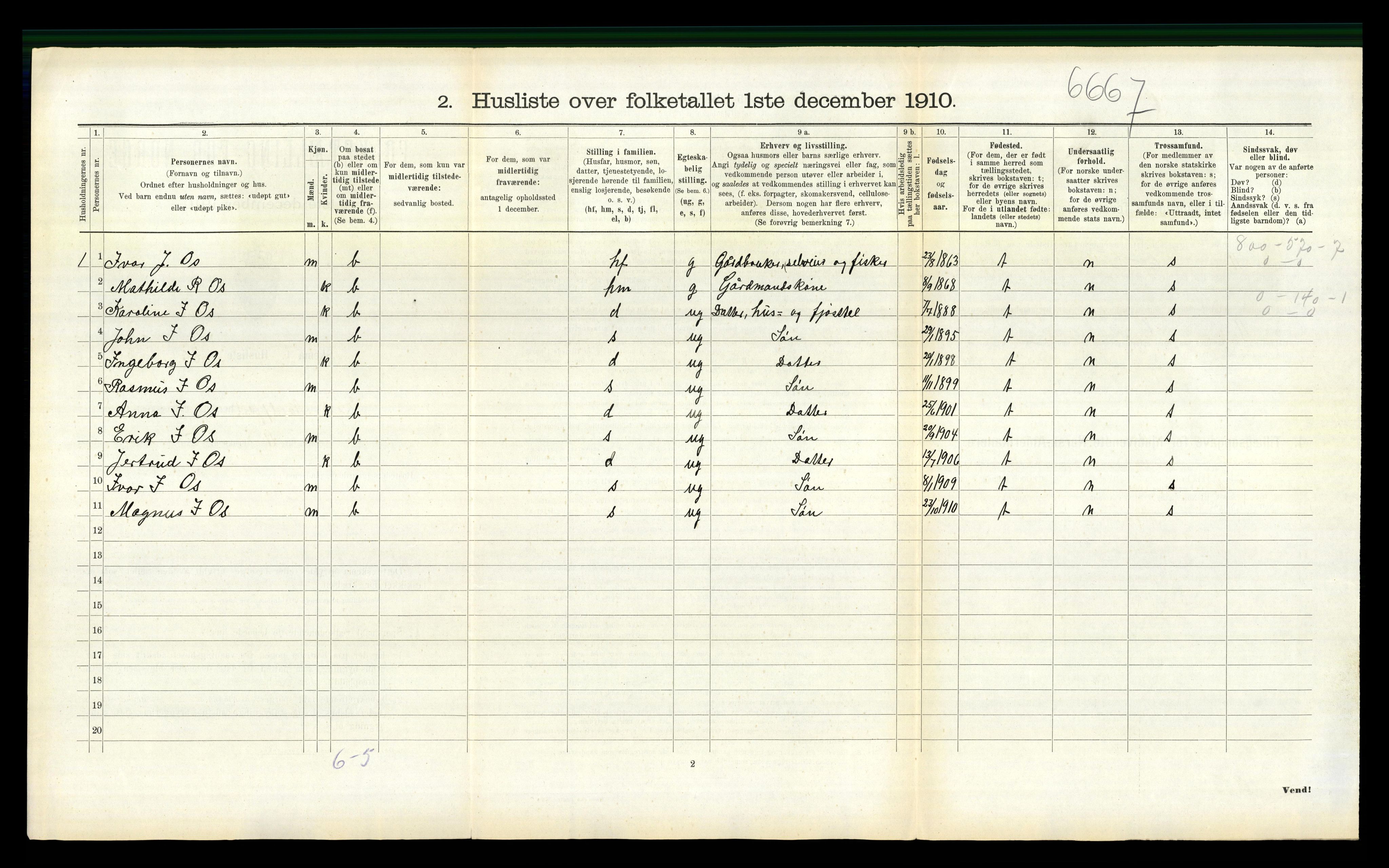 RA, Folketelling 1910 for 1443 Eid herred, 1910, s. 1044