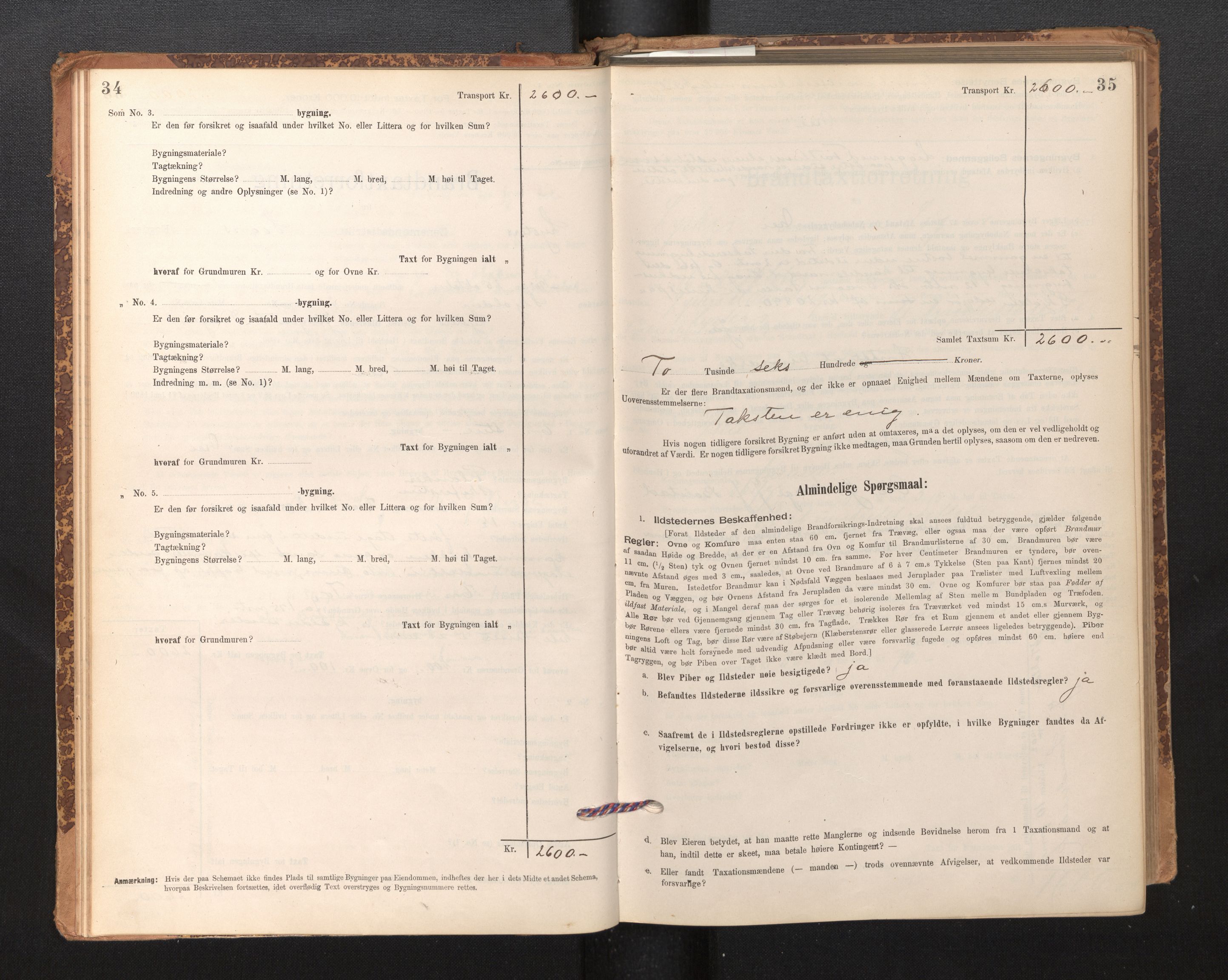 Lensmannen i Luster, SAB/A-29301/0012/L0007: Branntakstprotokoll, skjematakst, 1895-1935, s. 34-35
