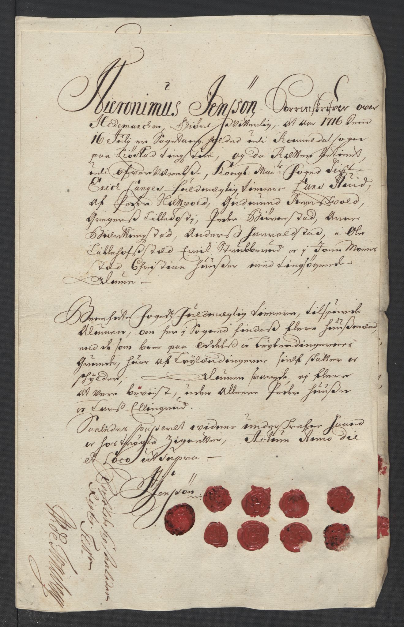 Rentekammeret inntil 1814, Reviderte regnskaper, Fogderegnskap, RA/EA-4092/R16/L1055: Fogderegnskap Hedmark, 1716, s. 158