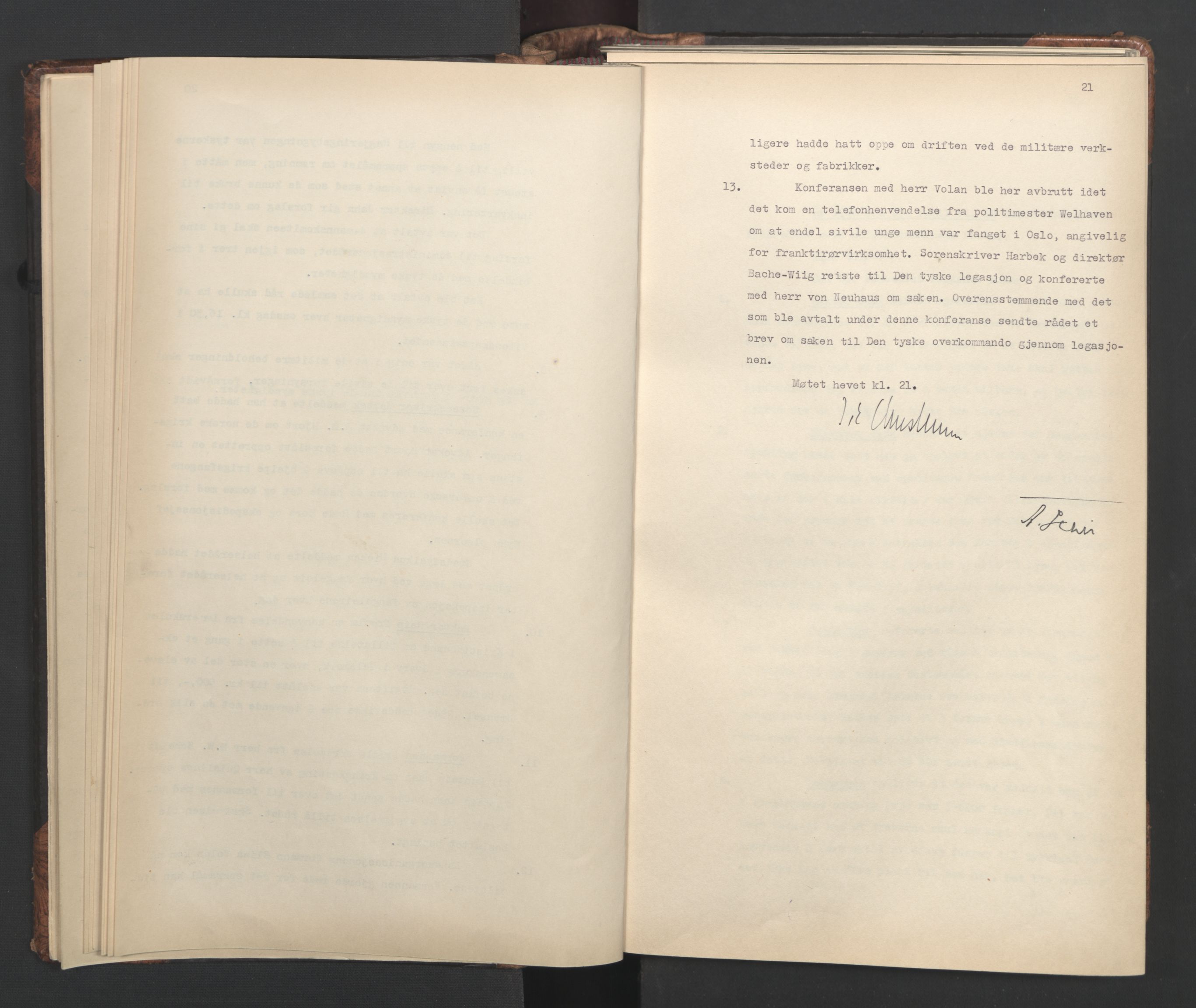 Administrasjonsrådet, AV/RA-S-1004/A/L0001: Møteprotokoll med tillegg 15/4-25/9, 1940, s. 21