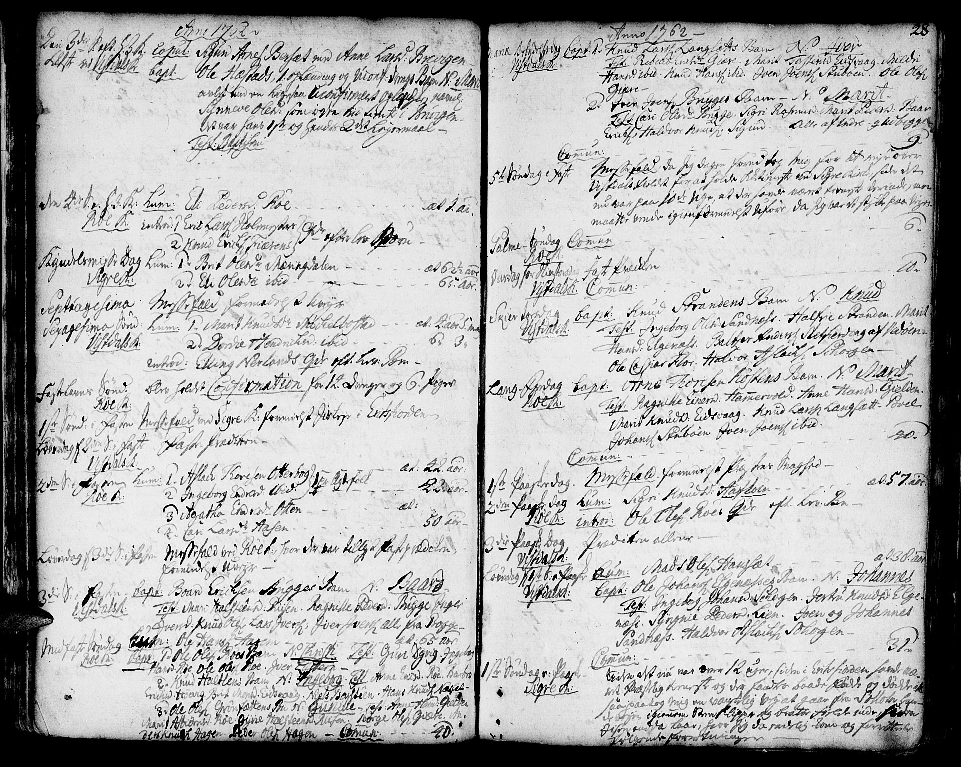 Ministerialprotokoller, klokkerbøker og fødselsregistre - Møre og Romsdal, AV/SAT-A-1454/551/L0621: Ministerialbok nr. 551A01, 1757-1803, s. 28