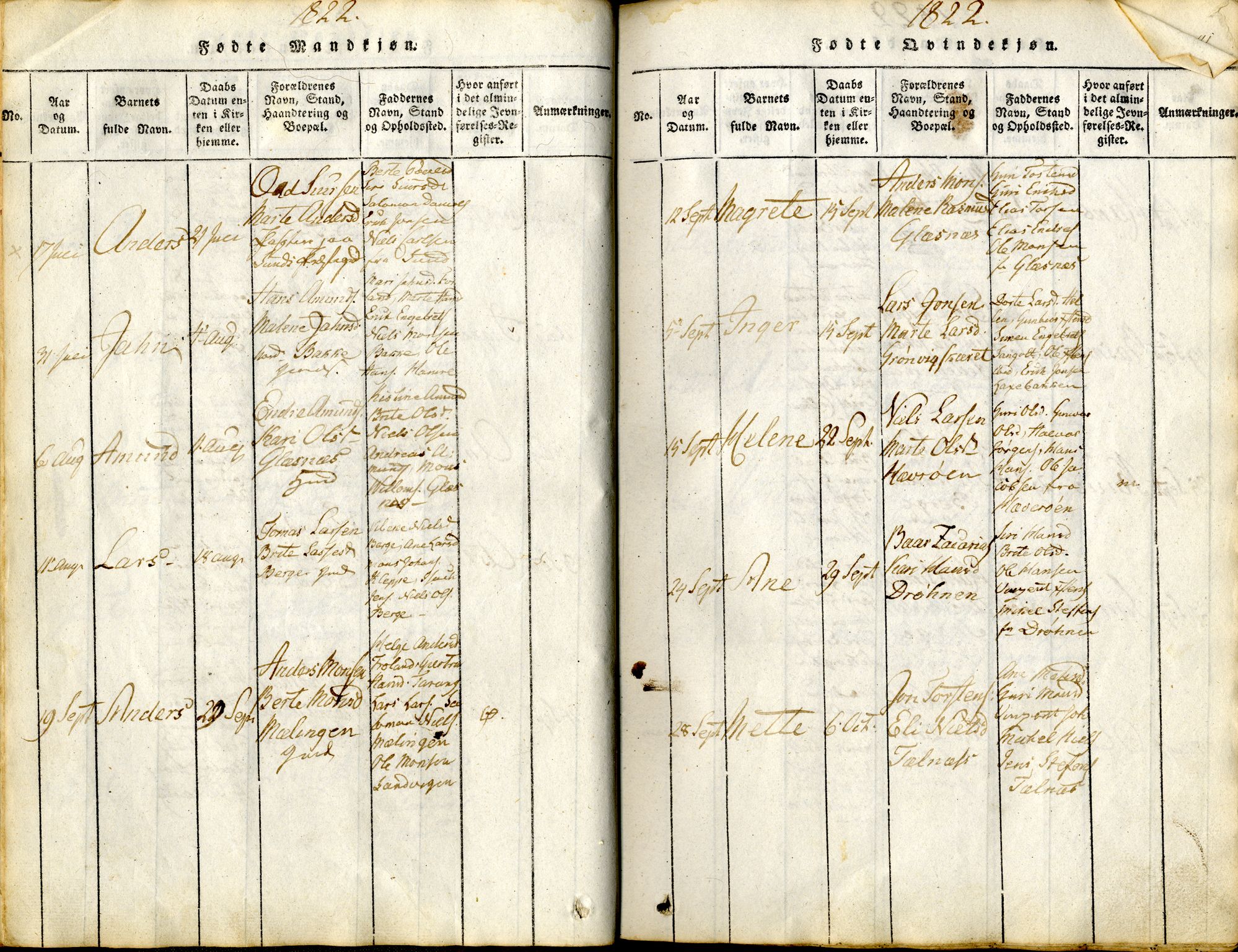 Sund sokneprestembete, SAB/A-99930: Ministerialbok nr. A 11, 1814-1825, s. 40