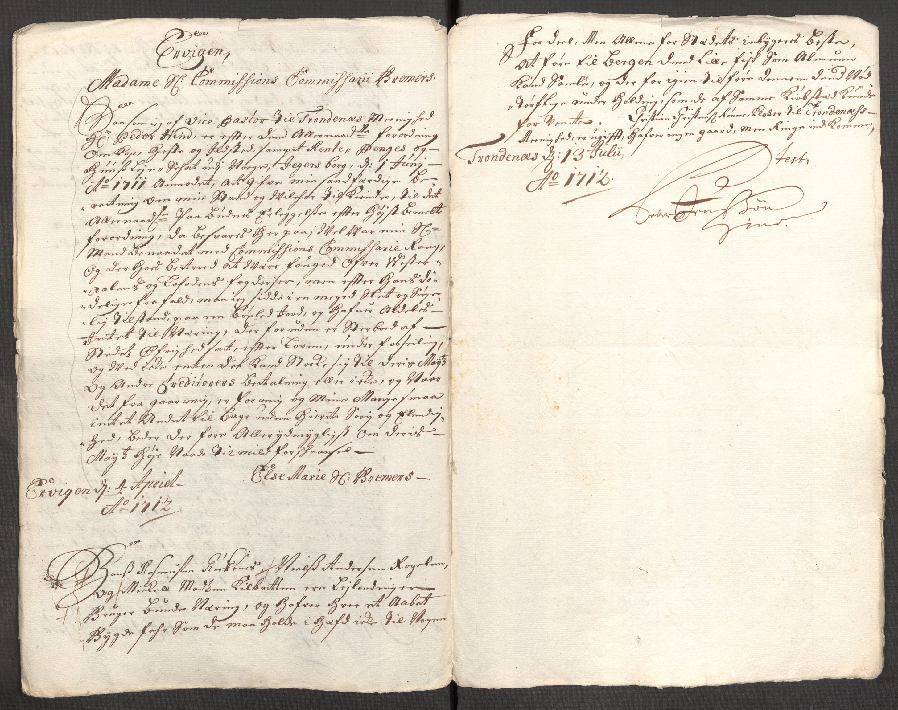 Rentekammeret inntil 1814, Reviderte regnskaper, Fogderegnskap, RA/EA-4092/R68/L4758: Fogderegnskap Senja og Troms, 1711-1712, s. 271