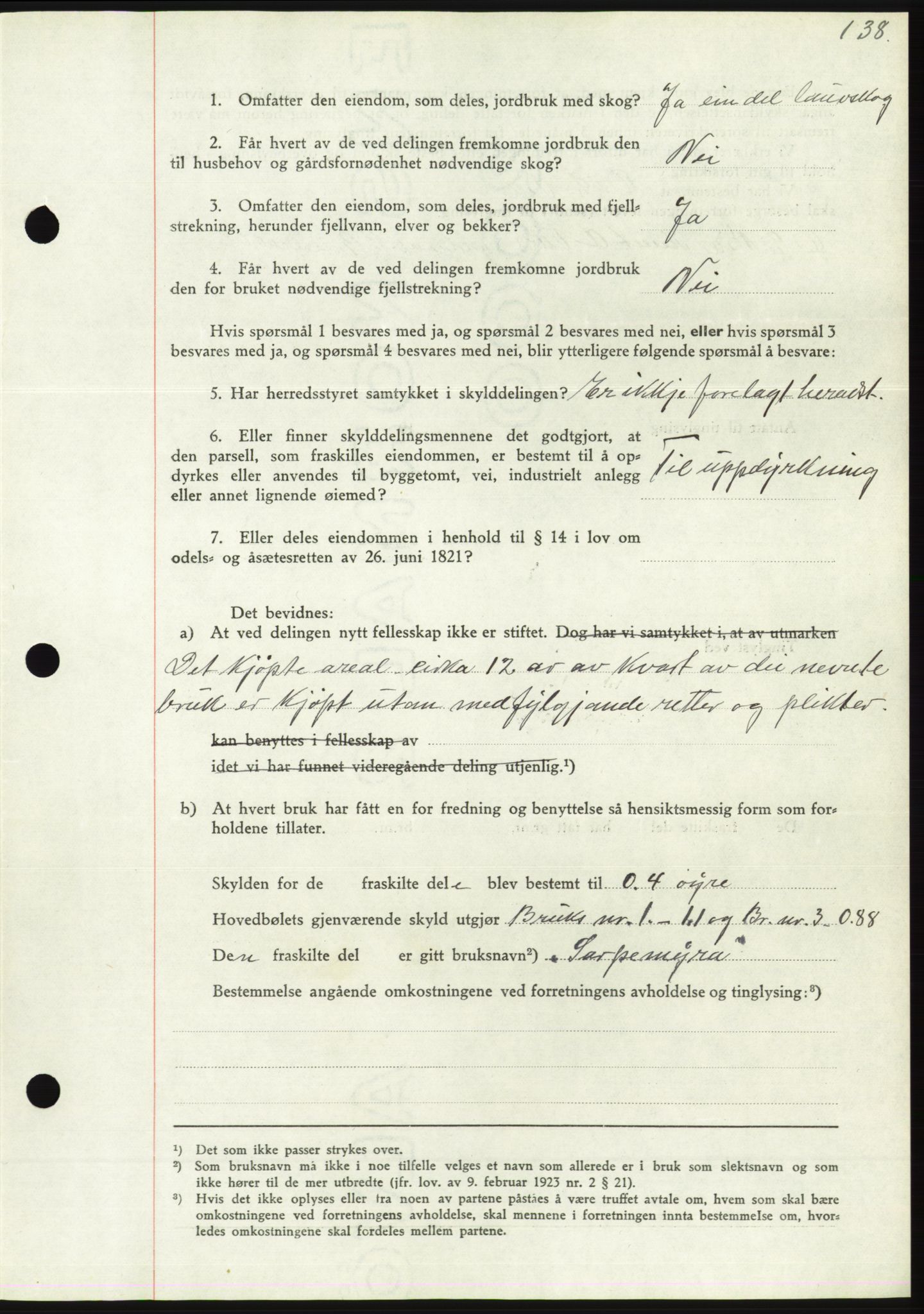 Søre Sunnmøre sorenskriveri, AV/SAT-A-4122/1/2/2C/L0065: Pantebok nr. 59, 1938-1938, Dagboknr: 464/1938