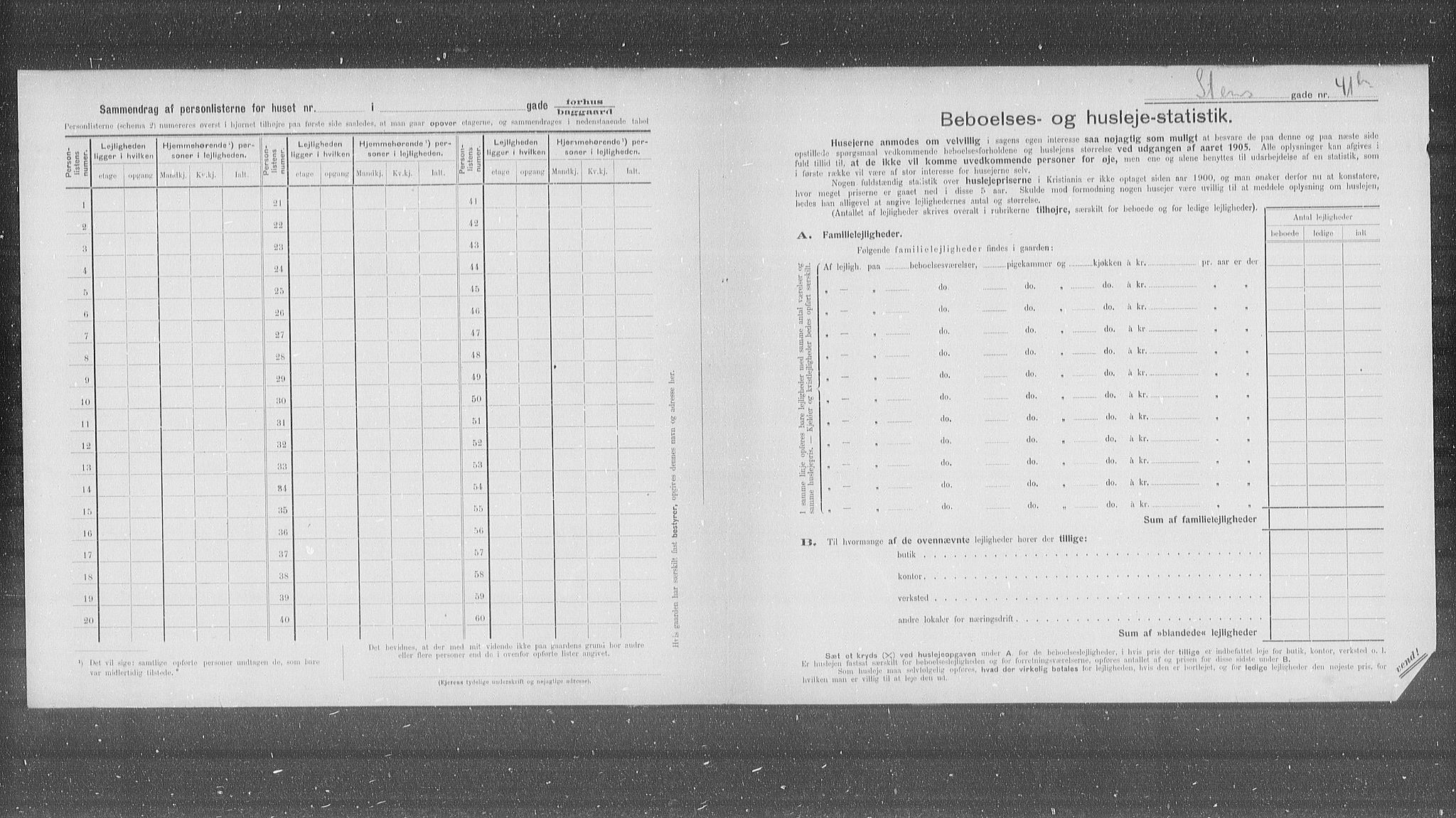 OBA, Kommunal folketelling 31.12.1905 for Kristiania kjøpstad, 1905, s. 52586