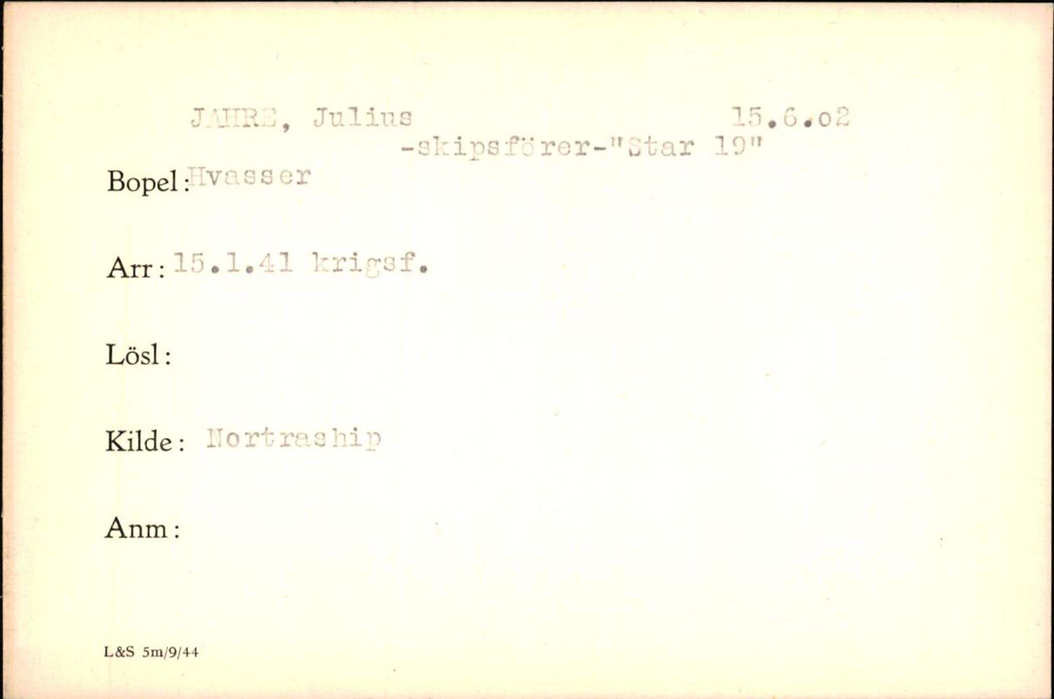 Forsvaret, Forsvarets krigshistoriske avdeling, RA/RAFA-2017/Y/Yf/L0200: II-C-11-2102  -  Norske krigsfanger i Tyskland, 1940-1945, s. 514