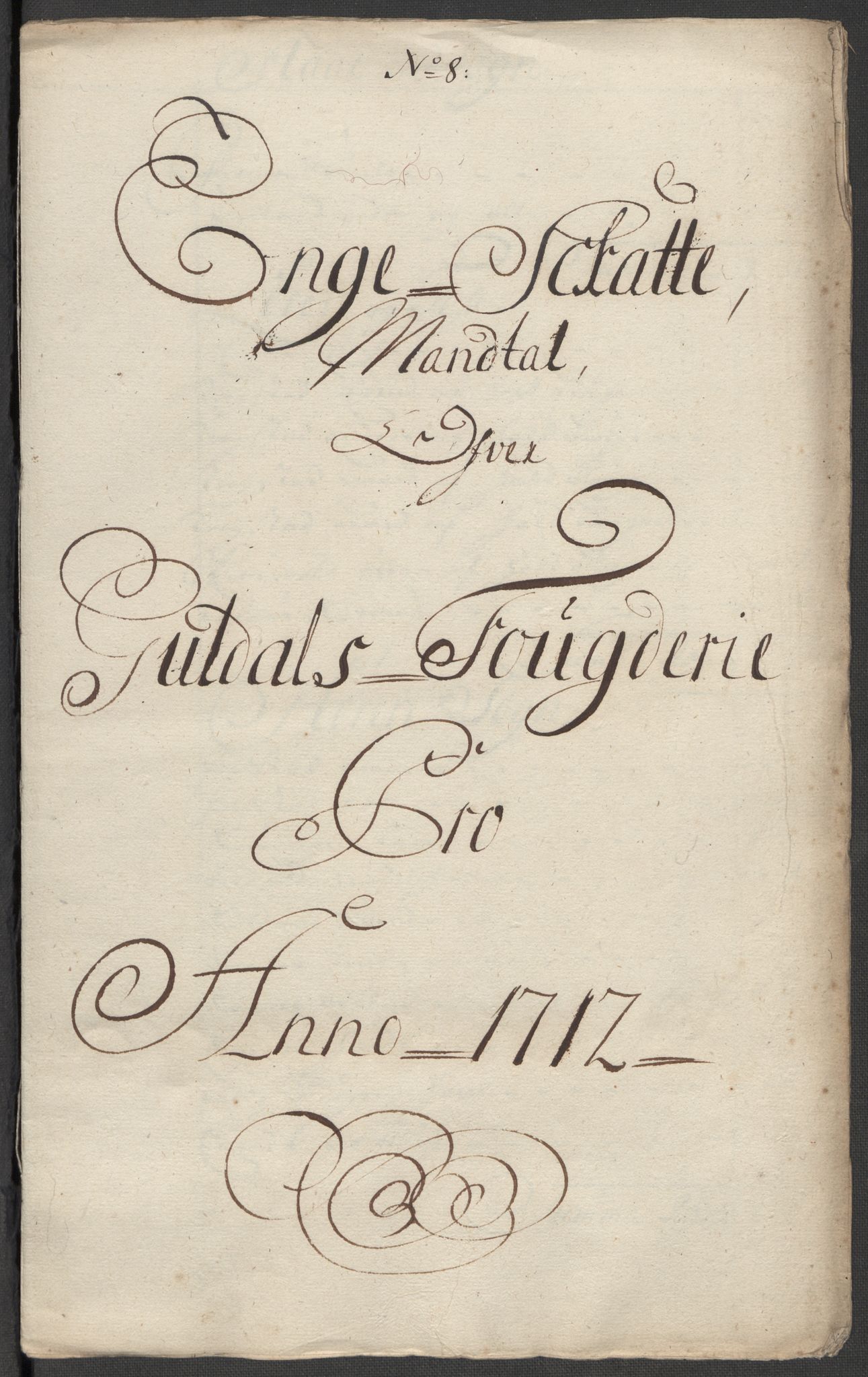 Rentekammeret inntil 1814, Reviderte regnskaper, Fogderegnskap, AV/RA-EA-4092/R60/L3963: Fogderegnskap Orkdal og Gauldal, 1712, s. 287