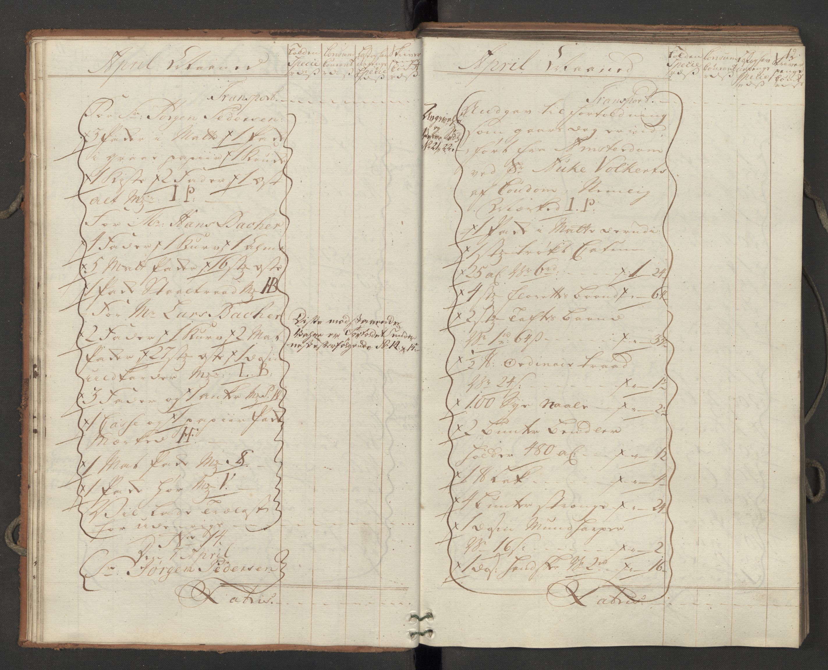 Generaltollkammeret, tollregnskaper, AV/RA-EA-5490/R09/L0033/0001: Tollregnskaper Holmestrand / Inngående hovedtollbok, 1762, s. 11b-12a
