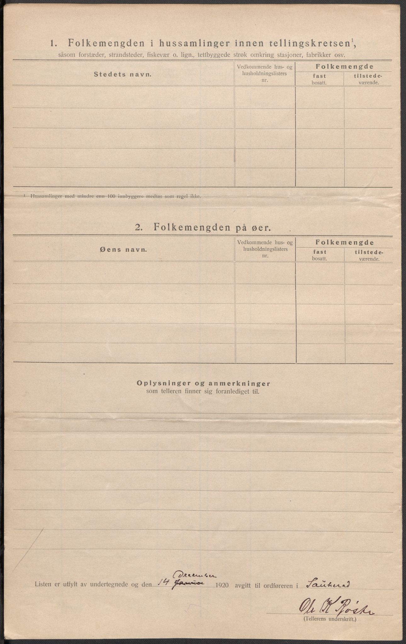 SAKO, Folketelling 1920 for 0822 Sauherad herred, 1920, s. 21