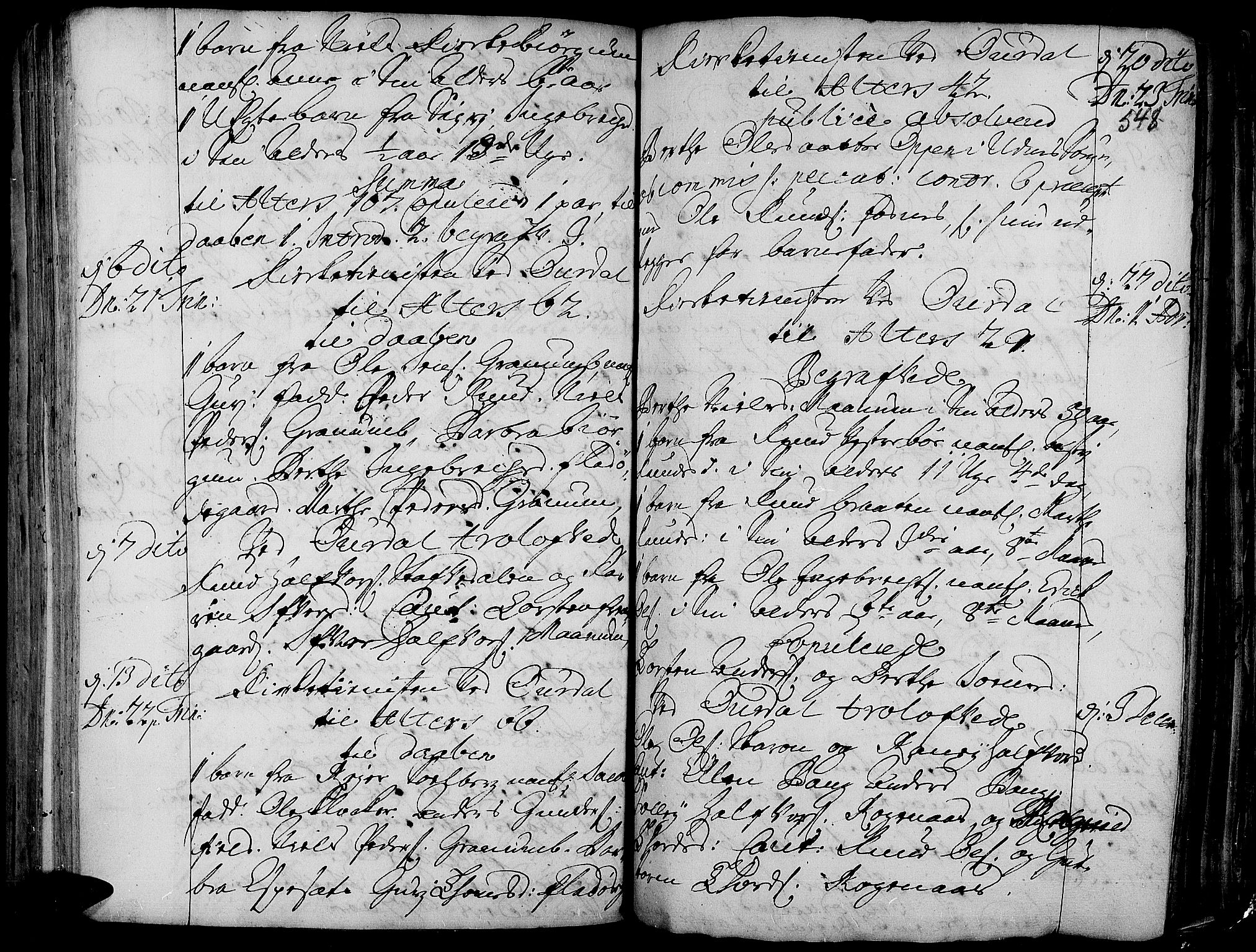 Aurdal prestekontor, AV/SAH-PREST-126/H/Ha/Haa/L0001: Ministerialbok nr. 1-3, 1692-1730, s. 548