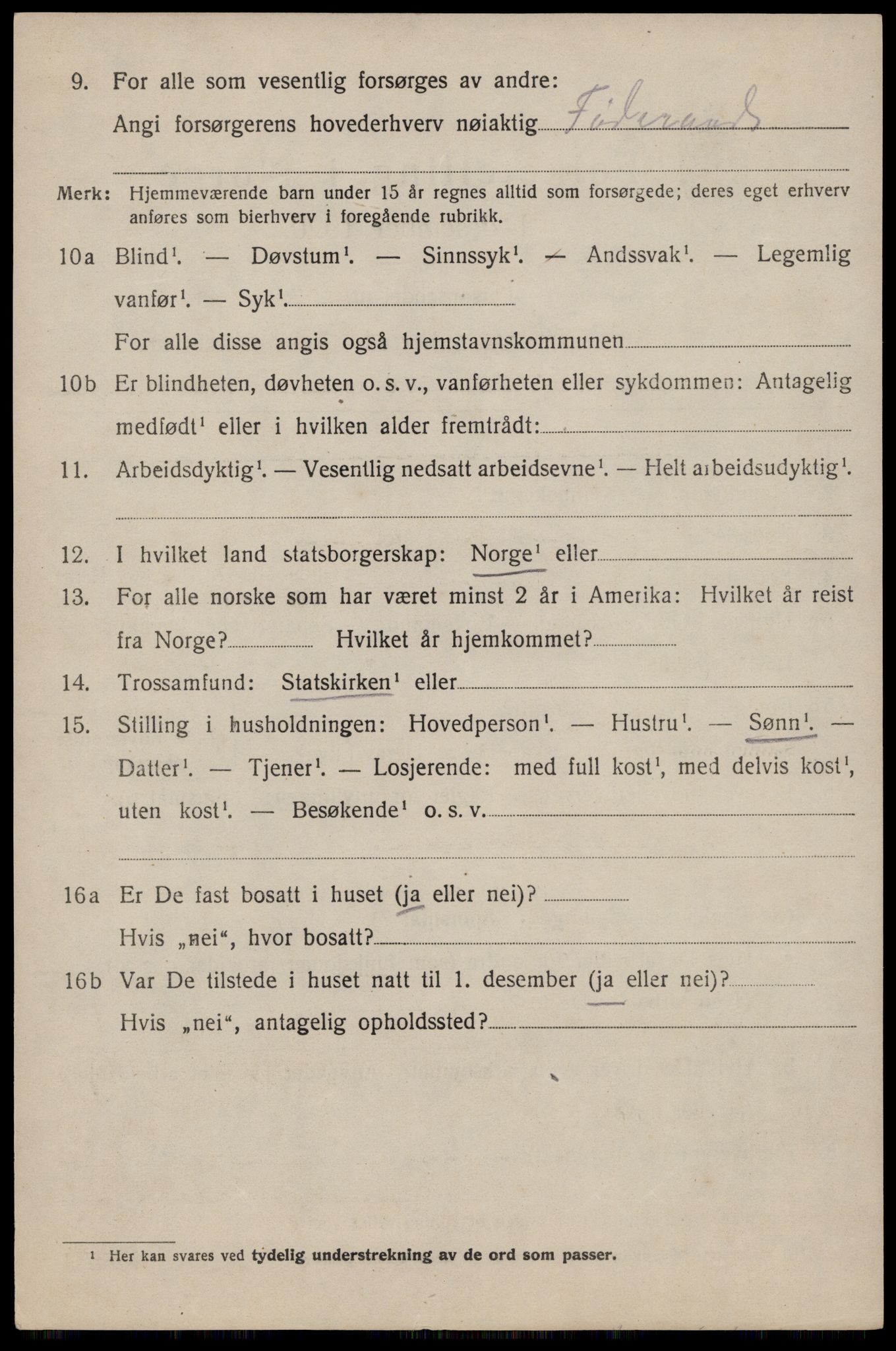 SAST, Folketelling 1920 for 1154 Skjold herred, 1920, s. 1675