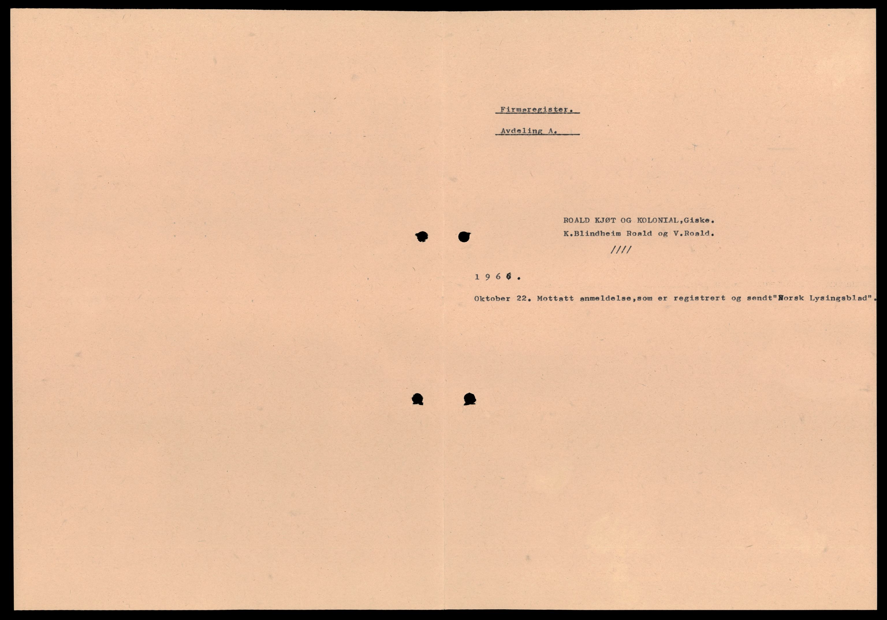 Nordre Sunnmøre sorenskriveri, AV/SAT-A-0006/2/J/Jd/Jdb/L0007: Bilag. Enkeltmannsforetak, R-S, 1944-1990, s. 11