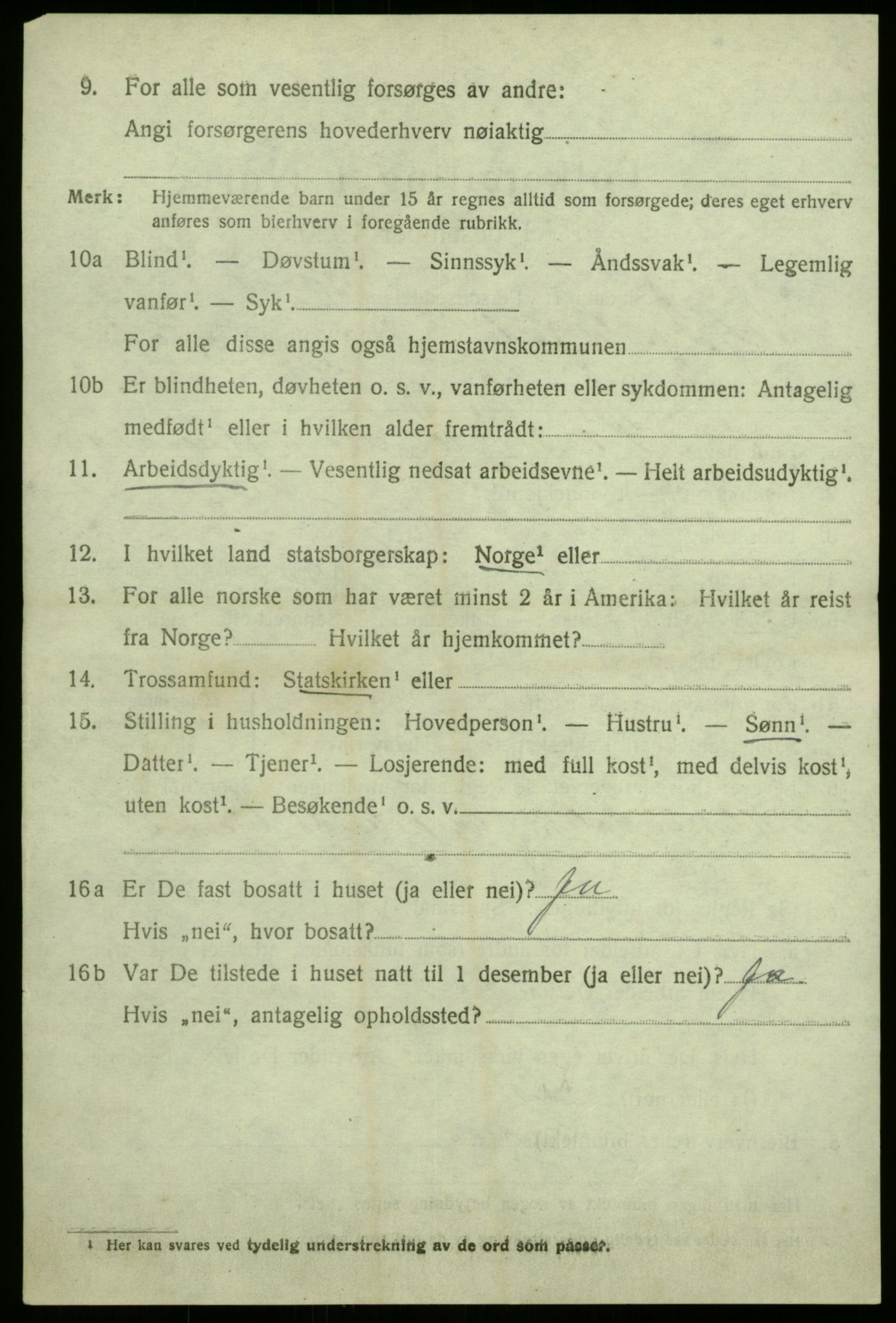 SAB, Folketelling 1920 for 1420 Sogndal herred, 1920, s. 7072