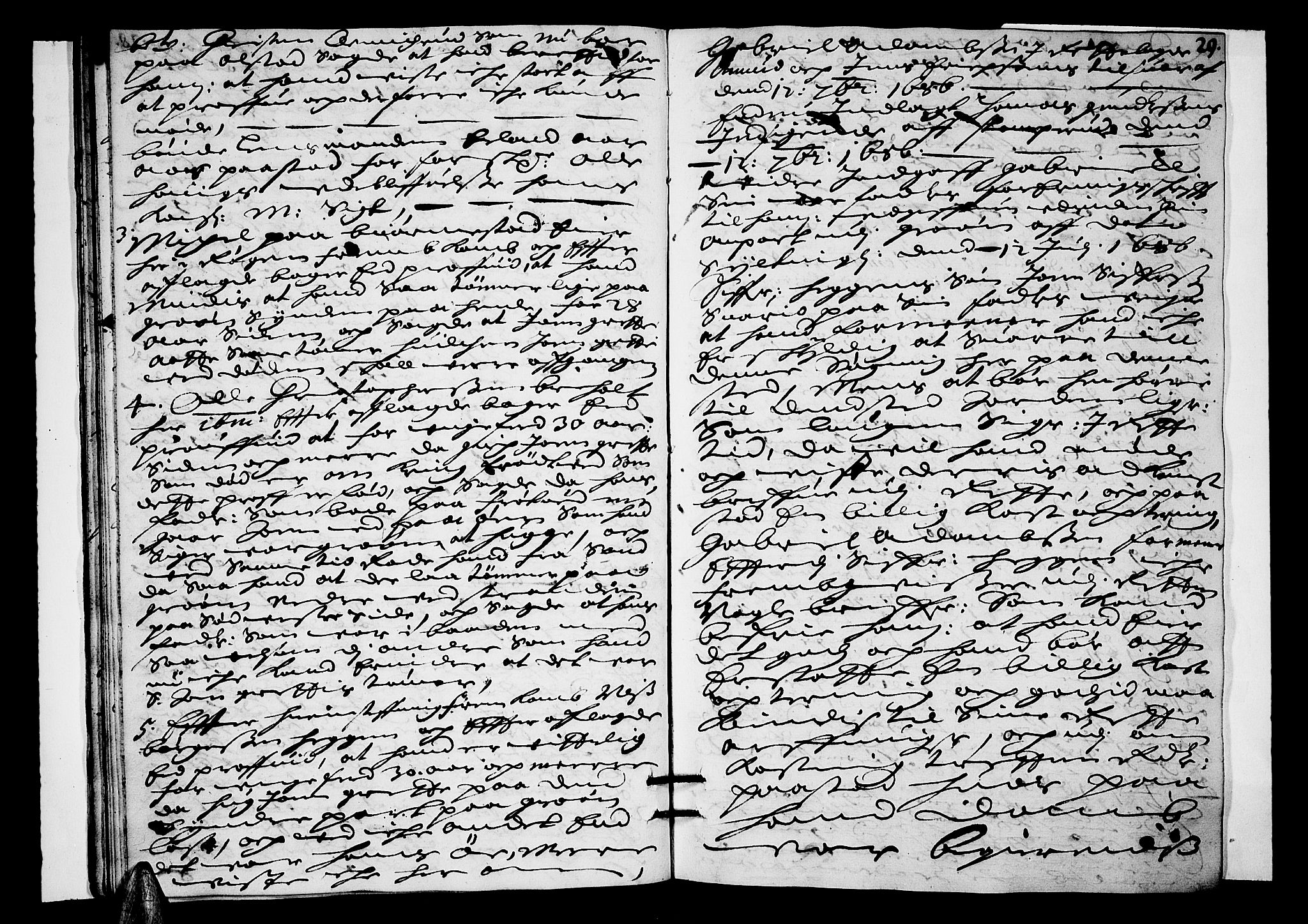 Lier, Røyken og Hurum sorenskriveri, AV/SAKO-A-89/F/Fa/L0027: Tingbok, 1686, s. 29