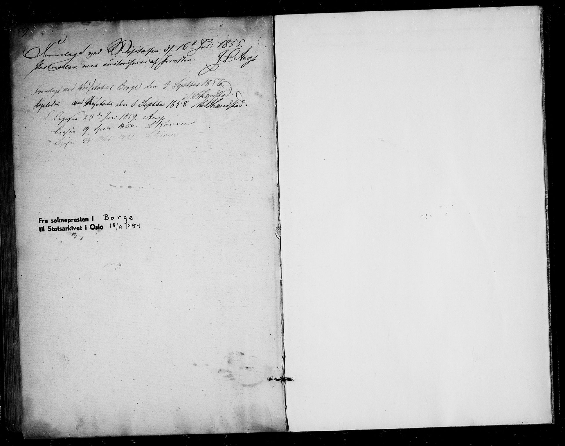 Borge prestekontor Kirkebøker, AV/SAO-A-10903/F/Fa/L0005: Ministerialbok nr. I 5, 1848-1860