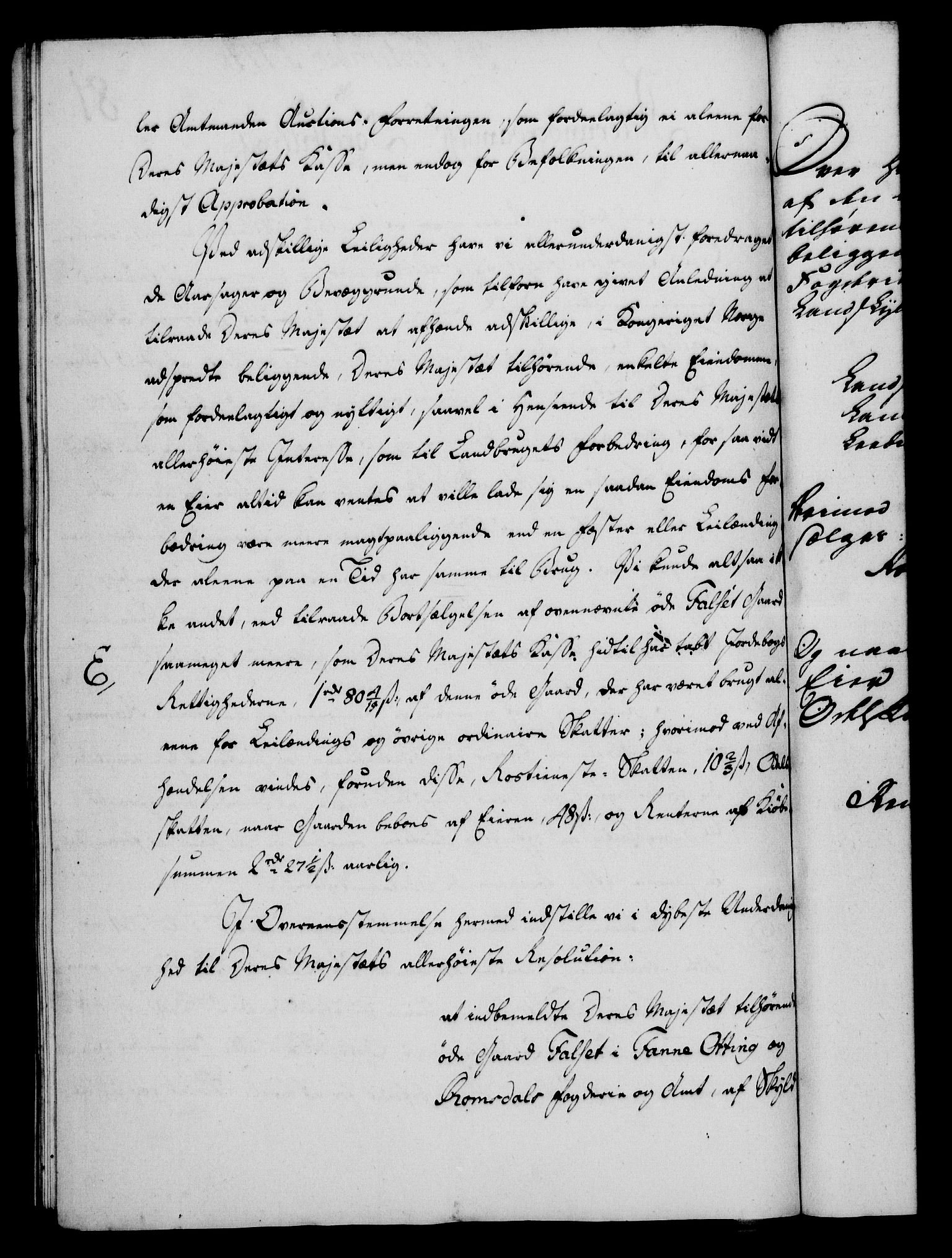Rentekammeret, Kammerkanselliet, RA/EA-3111/G/Gf/Gfa/L0076: Norsk relasjons- og resolusjonsprotokoll (merket RK 52.76), 1794, s. 385