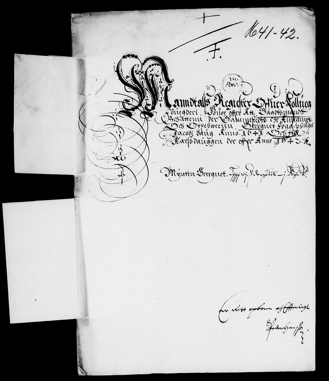 Rentekammeret inntil 1814, Reviderte regnskaper, Lensregnskaper, AV/RA-EA-5023/R/Rb/Rba/L0162: Akershus len, 1641-1642