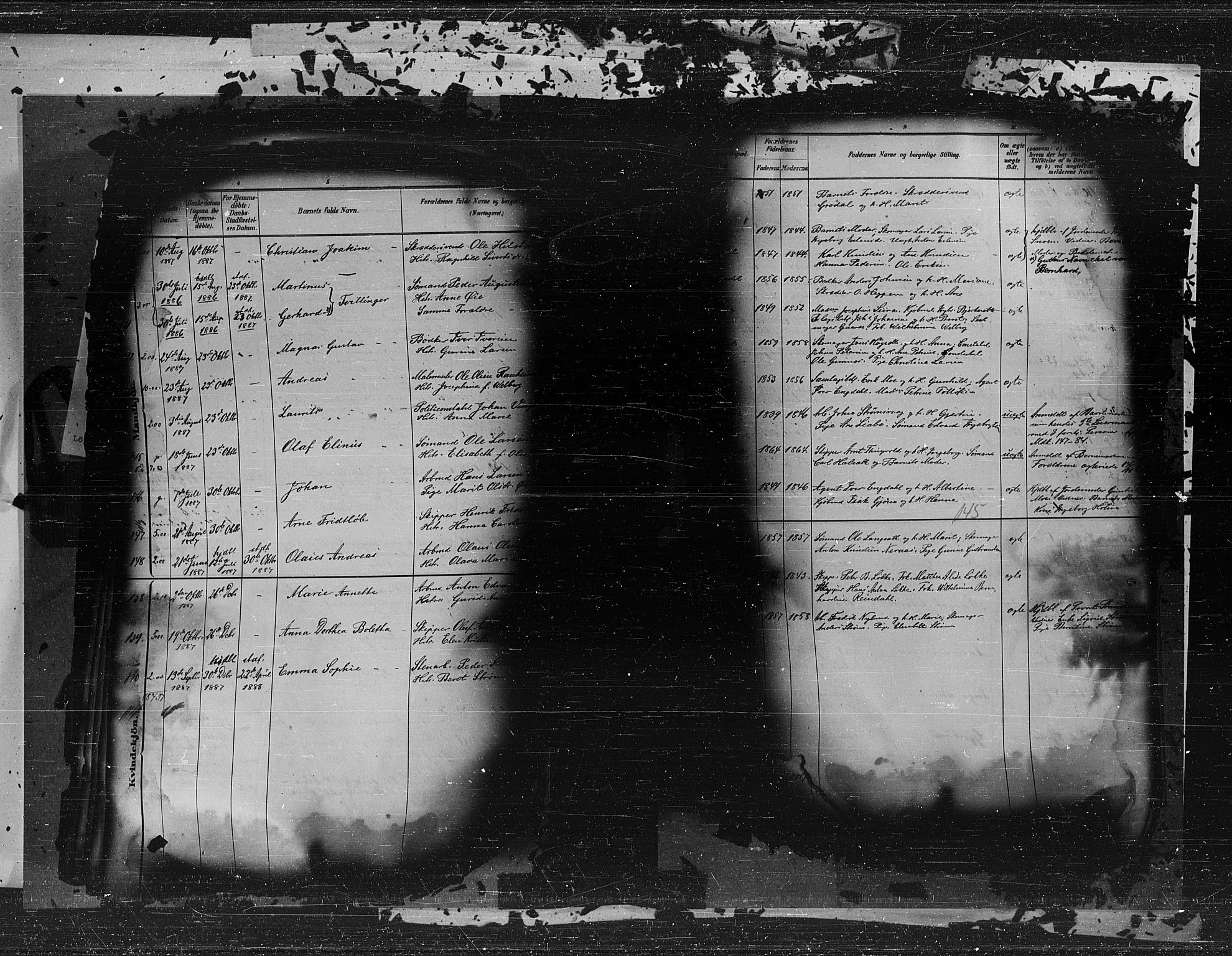 Ministerialprotokoller, klokkerbøker og fødselsregistre - Møre og Romsdal, AV/SAT-A-1454/572/L0850: Ministerialbok nr. 572A13, 1880-1888, s. 145